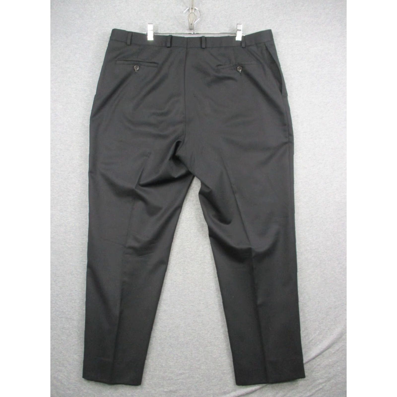 Ralph Lauren VINTAGE Lauren Ralph Lauren 120's Cashmere Pants Black Flat Front 40x31 Men Pants Regular Inseam 31 in Size US 40 / EU 56 - 2 Thumbnail