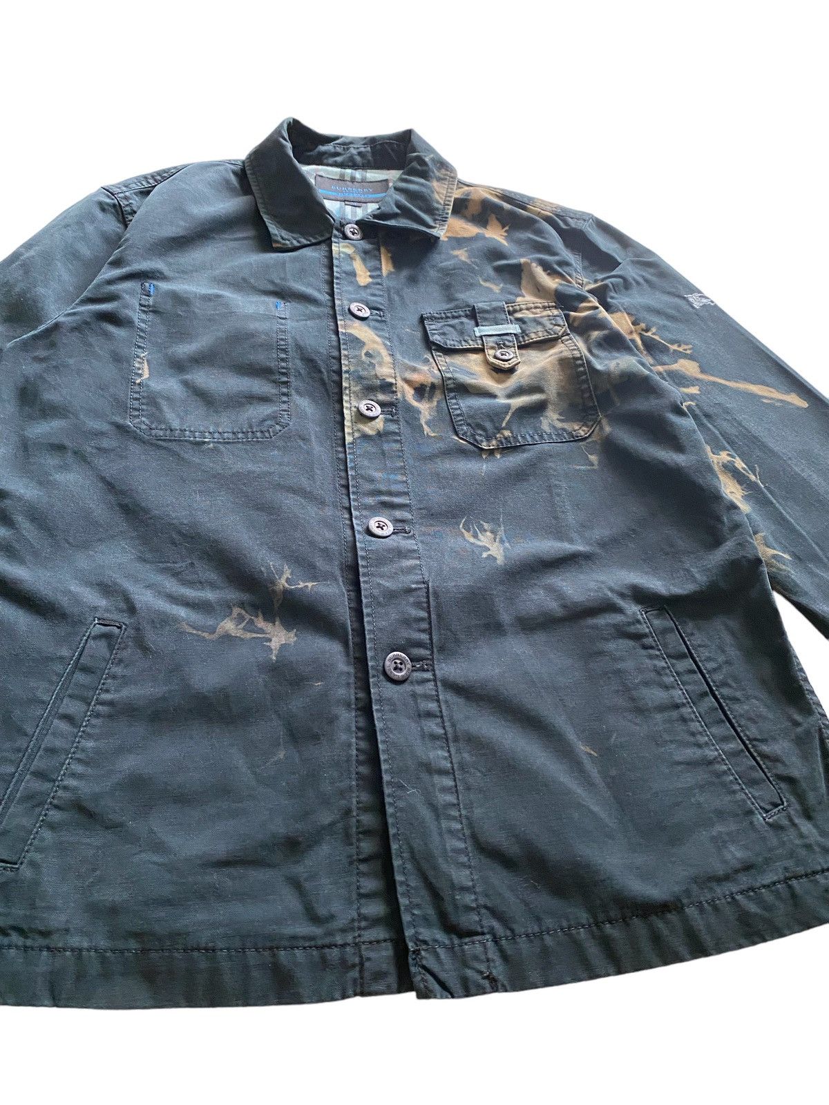 Burberry Vintage Burberry Blue Label Chore Jacket asid wash design Size US M / EU 48-50 / 2 - 16 Thumbnail