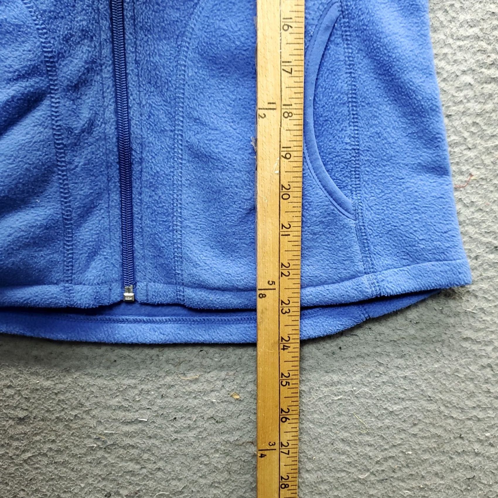 Vintage Woolrich Womens Size S Blue Fleece Vest Slim Fit Mock Neck Full Zip Shirt Vest Size S / US 4 / IT 40 - 4 Thumbnail