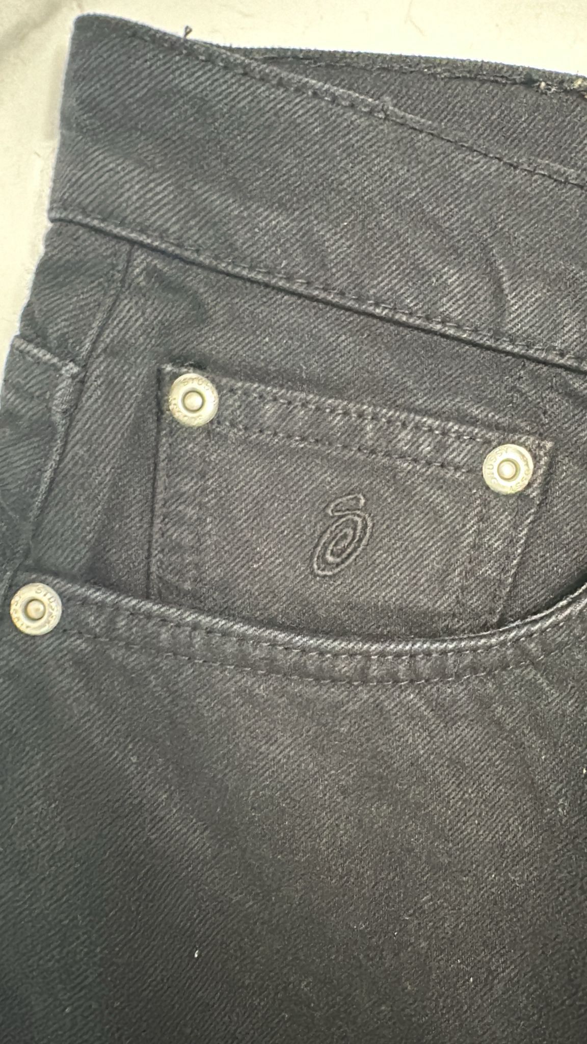Stussy × Vintage Stüssy Classic Jean Black Size 30 Size US 30 / EU 46 - 4 Thumbnail