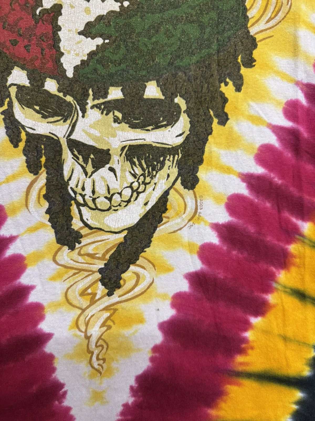Band Tees × Vintage Vintage Greatfull dead liquid blue Size US XXL / EU 58 / 5 - 5 Thumbnail