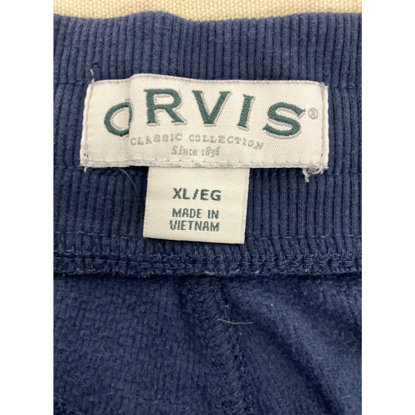 Orvis Orvis Sweatpants Men XL Athletic Joggers Navy Blue Drawstring Pockets Tapered Inseam 30" Regular Fit Size US 36 / EU 52 - 7 Thumbnail