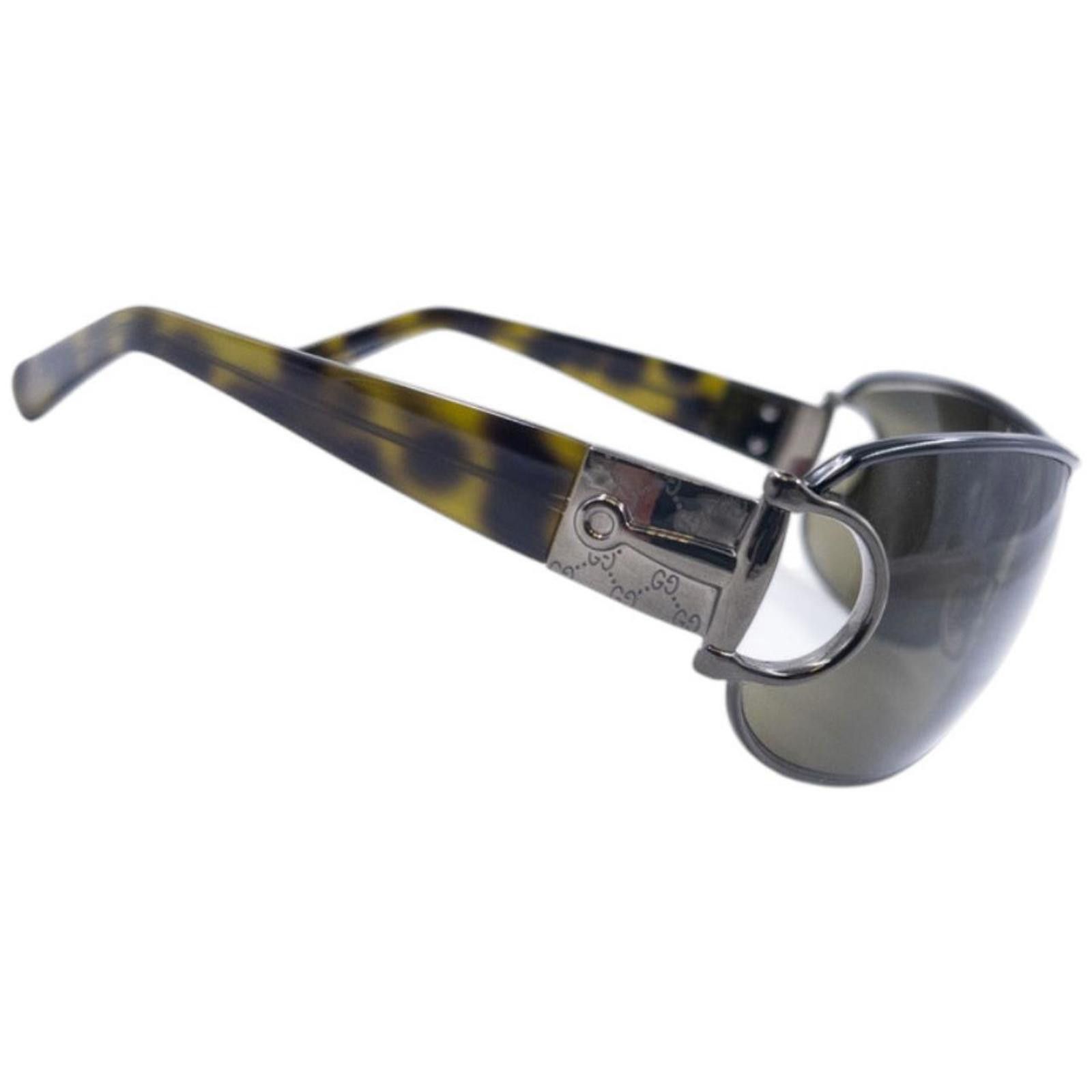 Gucci Vintage Gucci Horse Bit Tortoise Shell Monogram Sunglasses Size ONE SIZE - 3 Thumbnail