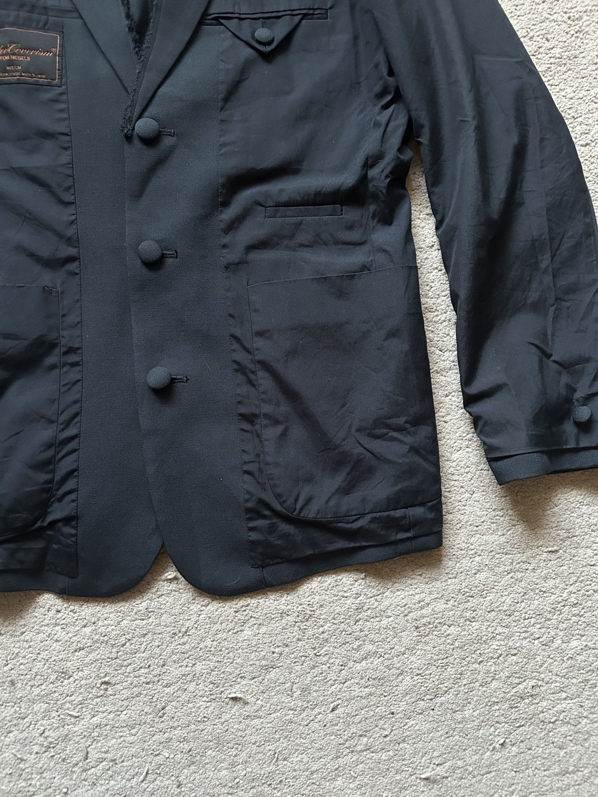 Undercover AW2002 Undercoverism Reversible Cutoff 3 Button Jacket Size US M / EU 48-50 / 2 - 7 Thumbnail