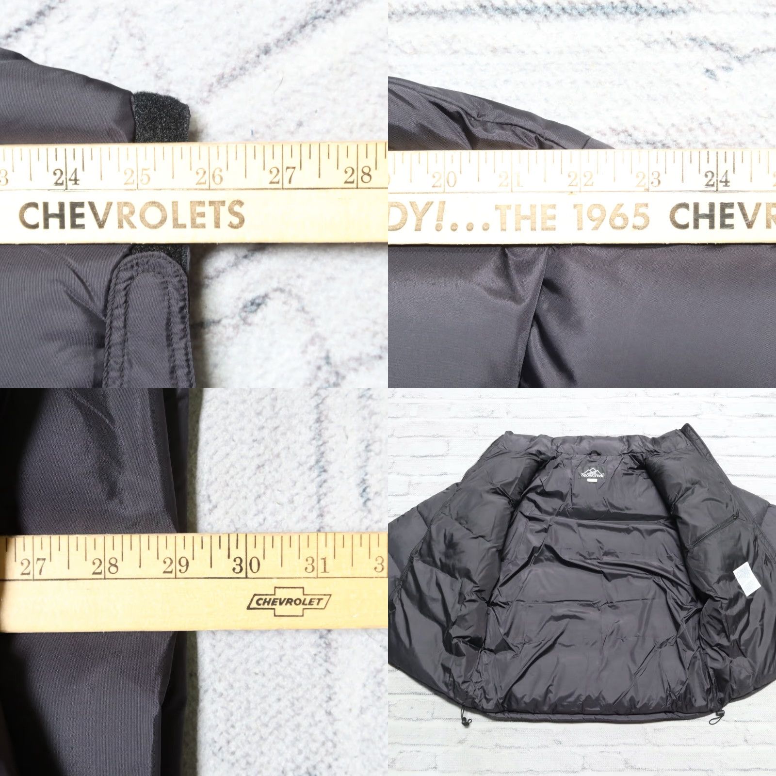 Vintage VINTAGE Snow Creek Quilted Puffer Down Jacket Mens L Black 90s Hoodie/Coat Size US L / EU 52-54 / 3 - 8 Thumbnail