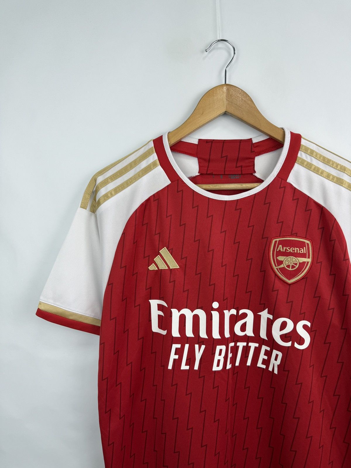 Adidas 🏴󠁧󠁢󠁥󠁮󠁧󠁿 23/24 Adidas Arsenal Jersey Soccer Football Shirt Rare Size US S / EU 44-46 / 1 - 3 Thumbnail