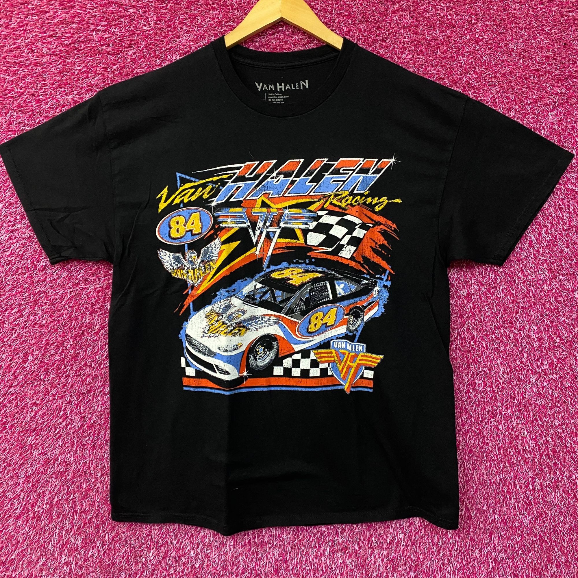 NASCAR Van Halen Nascar Racing Car Graphic Design T-Shirt Large Size US L / EU 52-54 / 3 - 1 Thumbnail