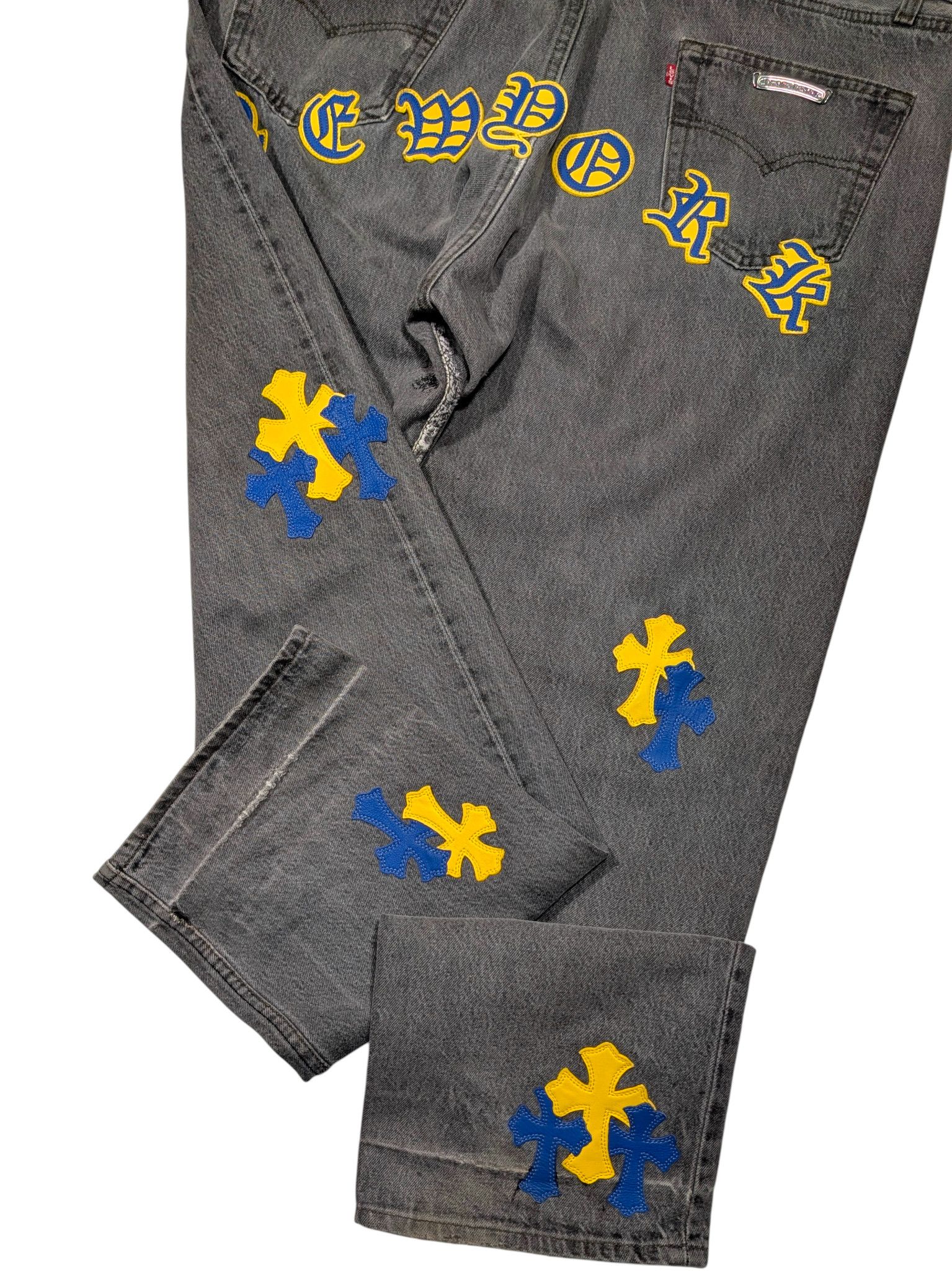 Chrome Hearts Levi's Cross Patch New York City Jeans Size US 40 / EU 56 - 3 Thumbnail