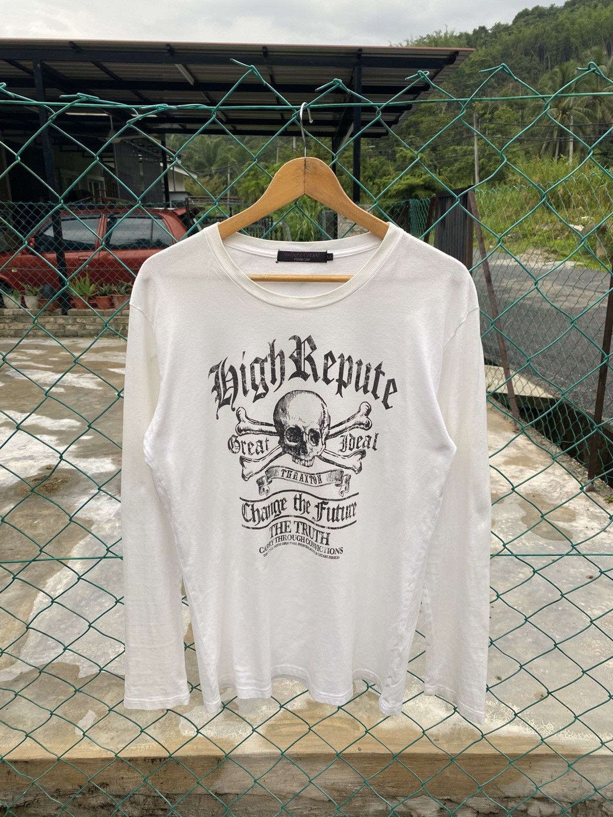 In The Attic Thruxton premium high repute spellout long sleeve tshirts Size US L / EU 52-54 / 3 - 1 Thumbnail