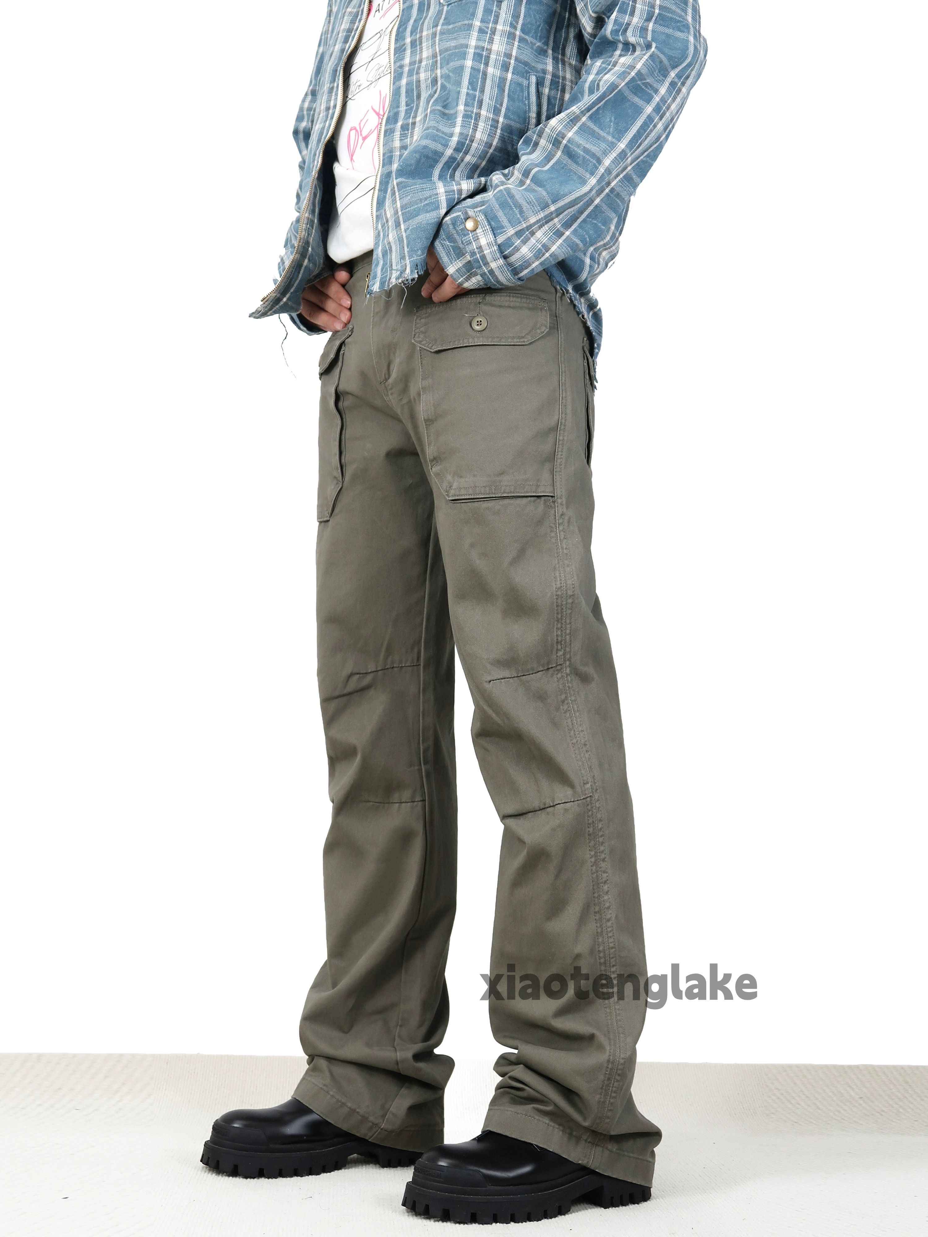 Designer × Japanese Brand × Vintage washed faded utility carpenter workwear cargo pants Size US 32 / EU 48 - 2 Thumbnail