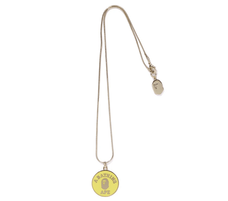 Bape Bape APE COLLEGE NECKLACE Size ONE SIZE - 1 Thumbnail