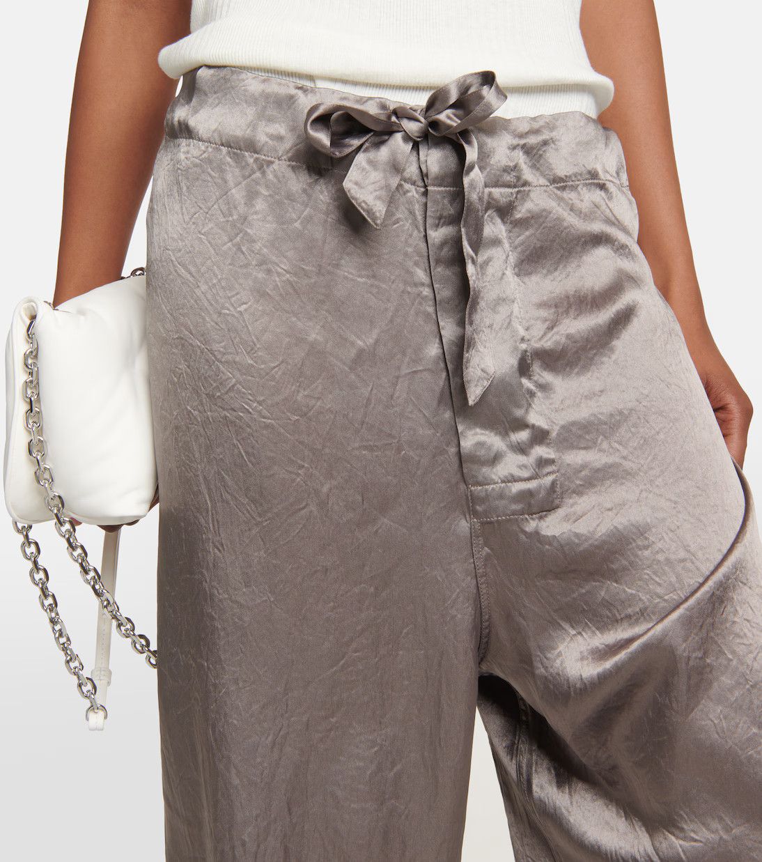 Maison Margiela o1y0625 Sweatpant in Gray Size 25" / US 0 / IT 36 - 4 Thumbnail