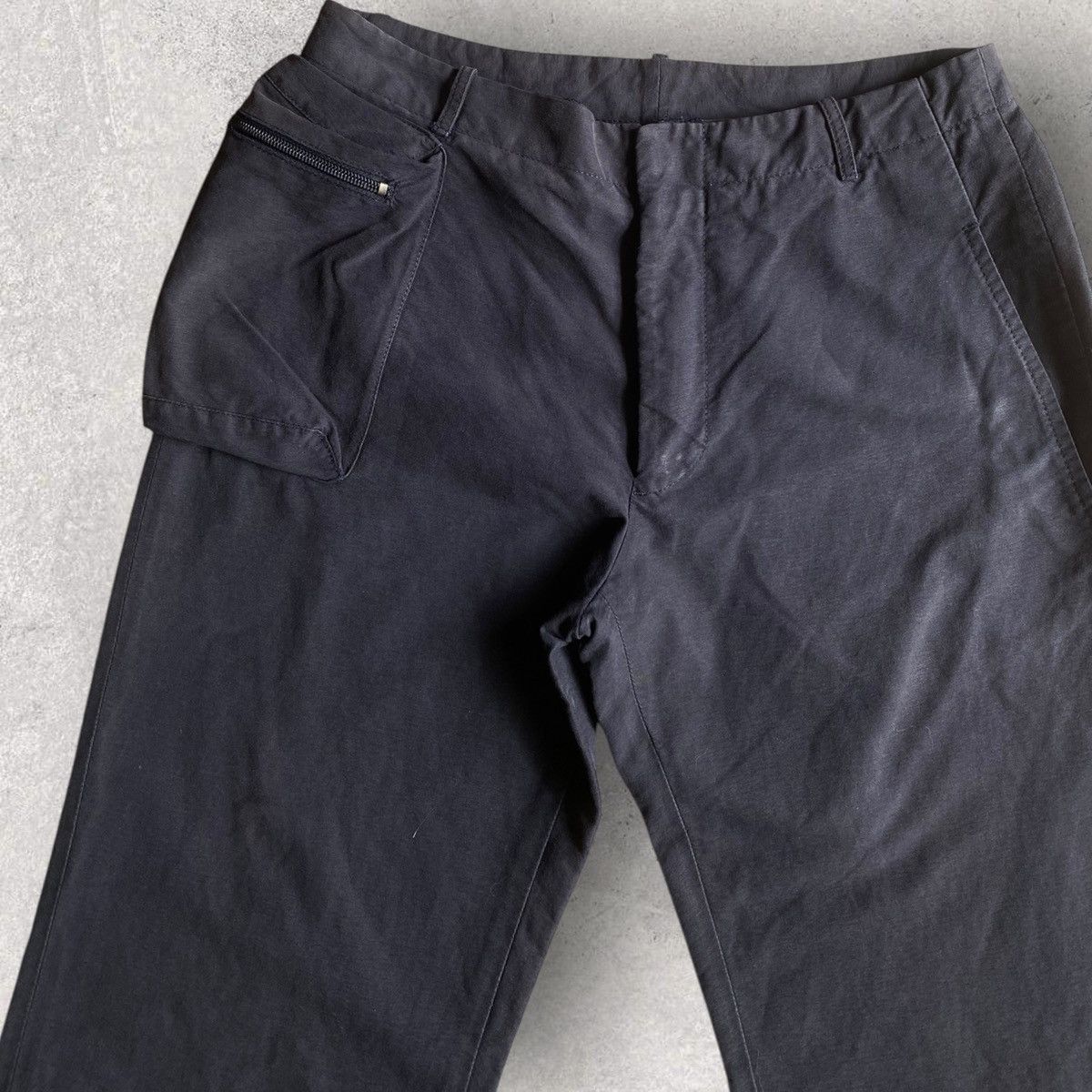 Dirk Bikkembergs × Vintage Bikemberg Dark Navy Utility Cargo Pants Size US 30 / EU 46 - 4 Thumbnail