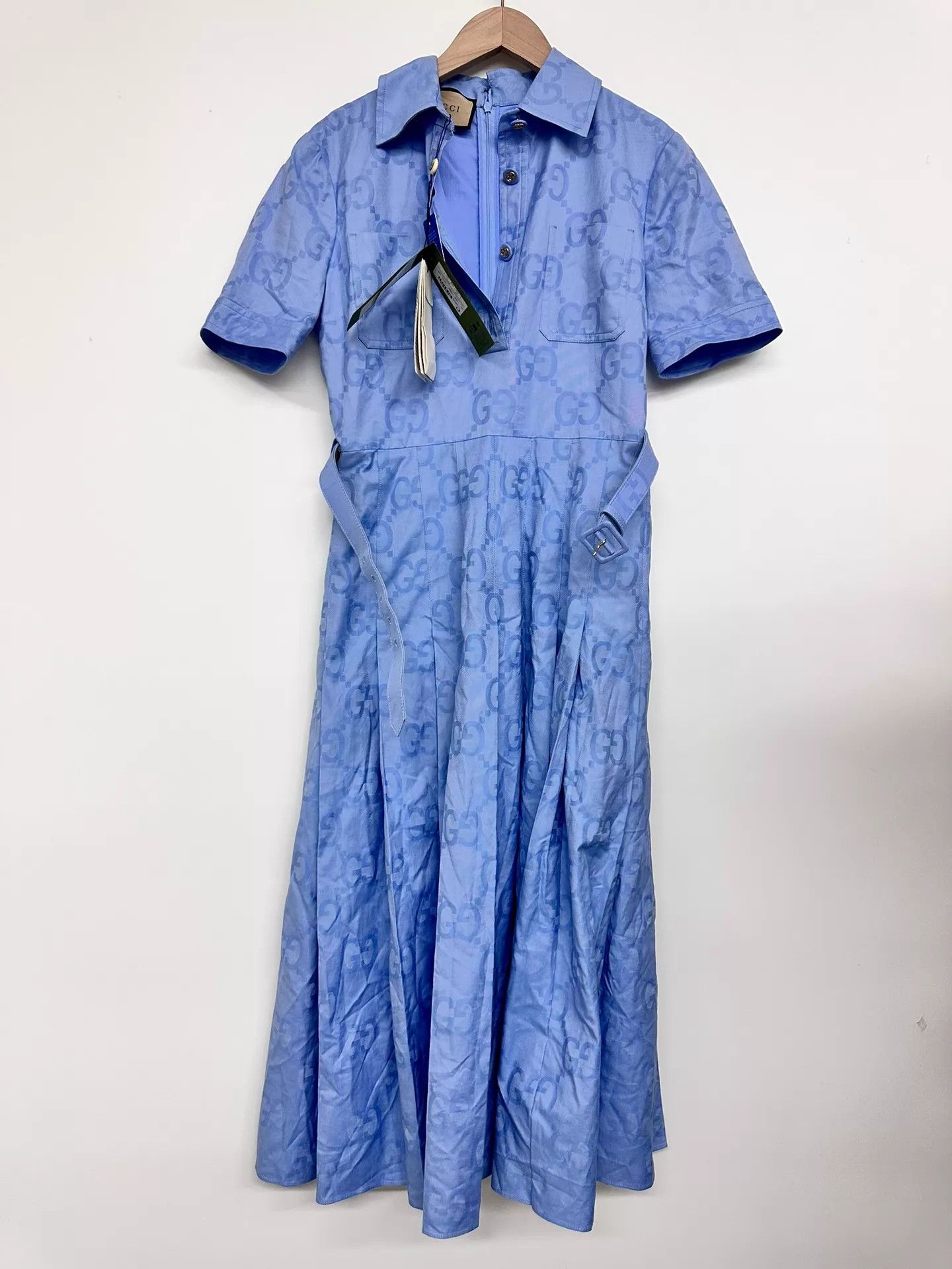 Gucci Gucci All-Over Print Dress (NWT) 40 Size S / US 4 / IT 40 - 1 Thumbnail