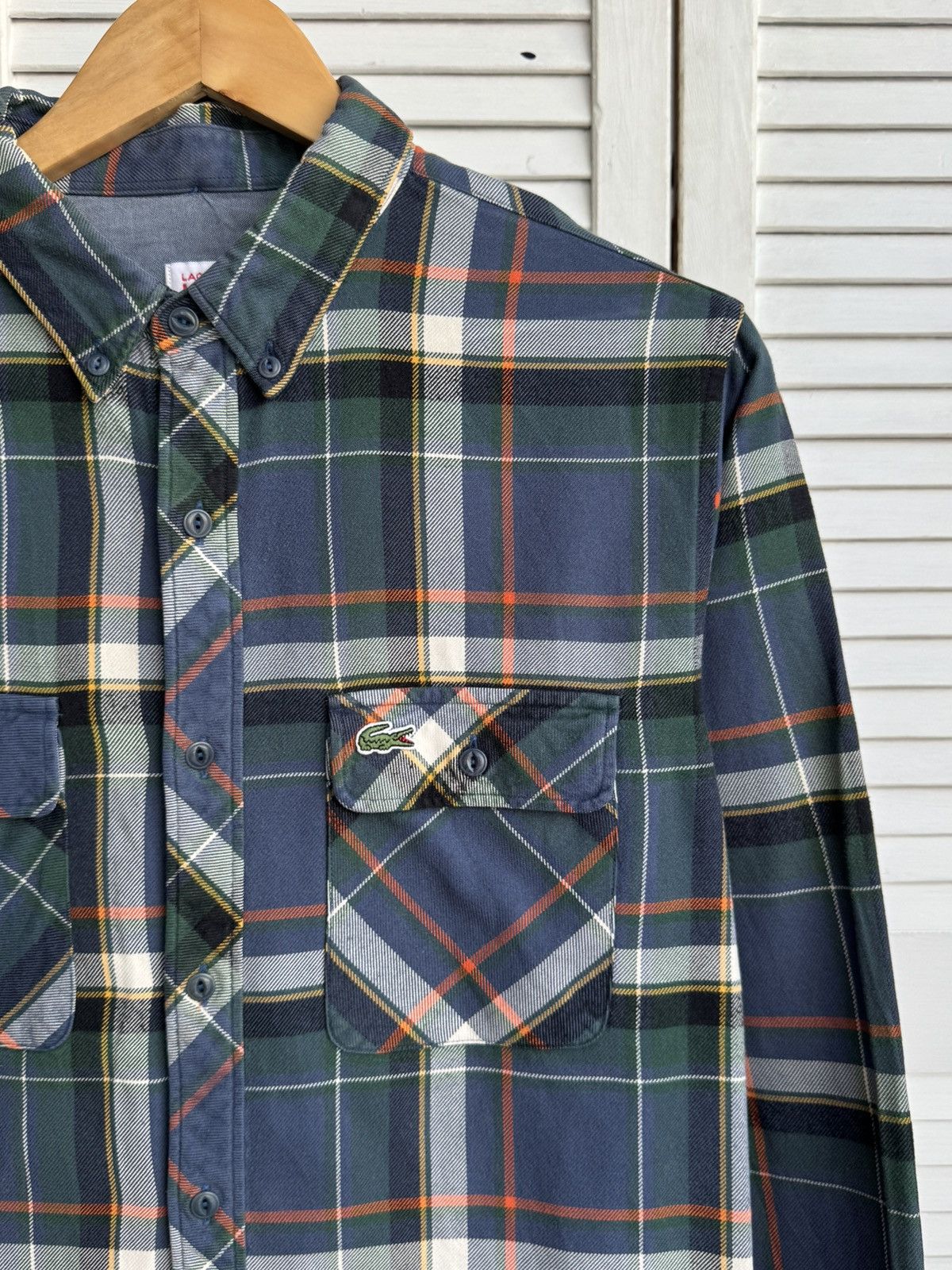 Lacoste Lacoste LIVE Tartan Plaid Button Up Shirt Double Pocket Size US M / EU 48-50 / 2 - 5 Thumbnail
