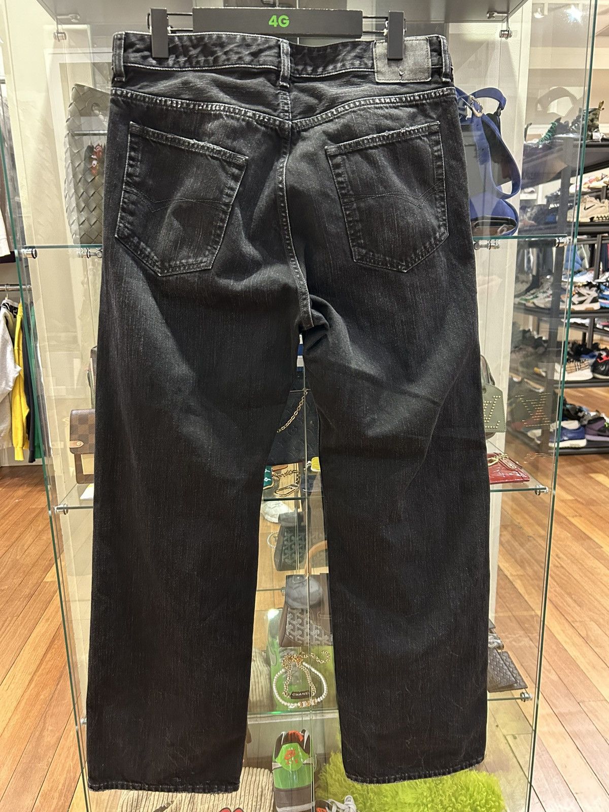 Balenciaga Balenciaga Black Denim Jeans Size US 30 / EU 46 - 2 Thumbnail