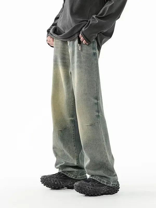 Japanese Brand × Jean Retro loose wide leg high street jeans Size US 32 / EU 48 - 1 Thumbnail