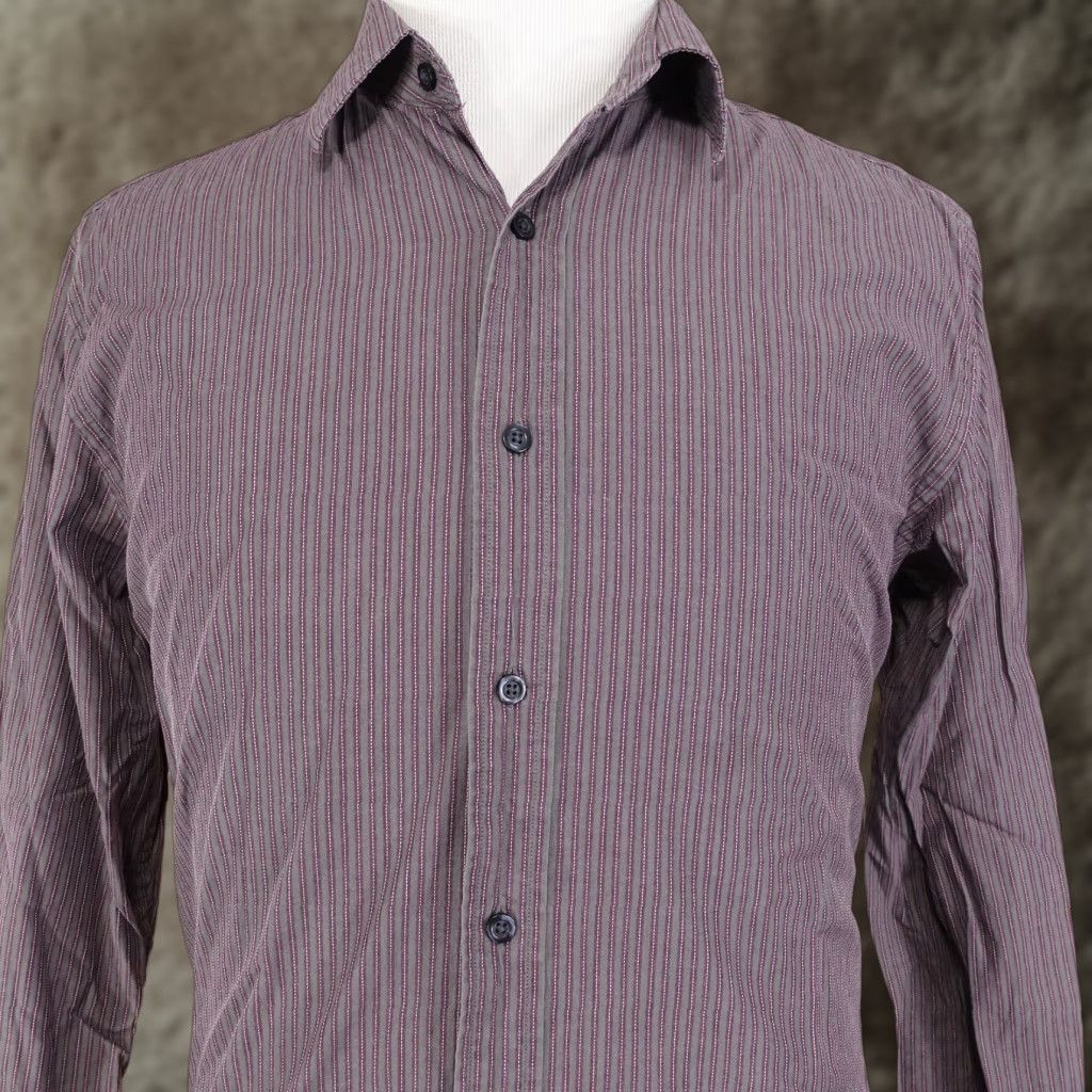 Gap Vintage GAP Men's Large Cotton Long Sleeve Striped Button-Up Shirt for Business Casual and Formal Wear Size US L / EU 52-54 / 3 - 1 Thumbnail