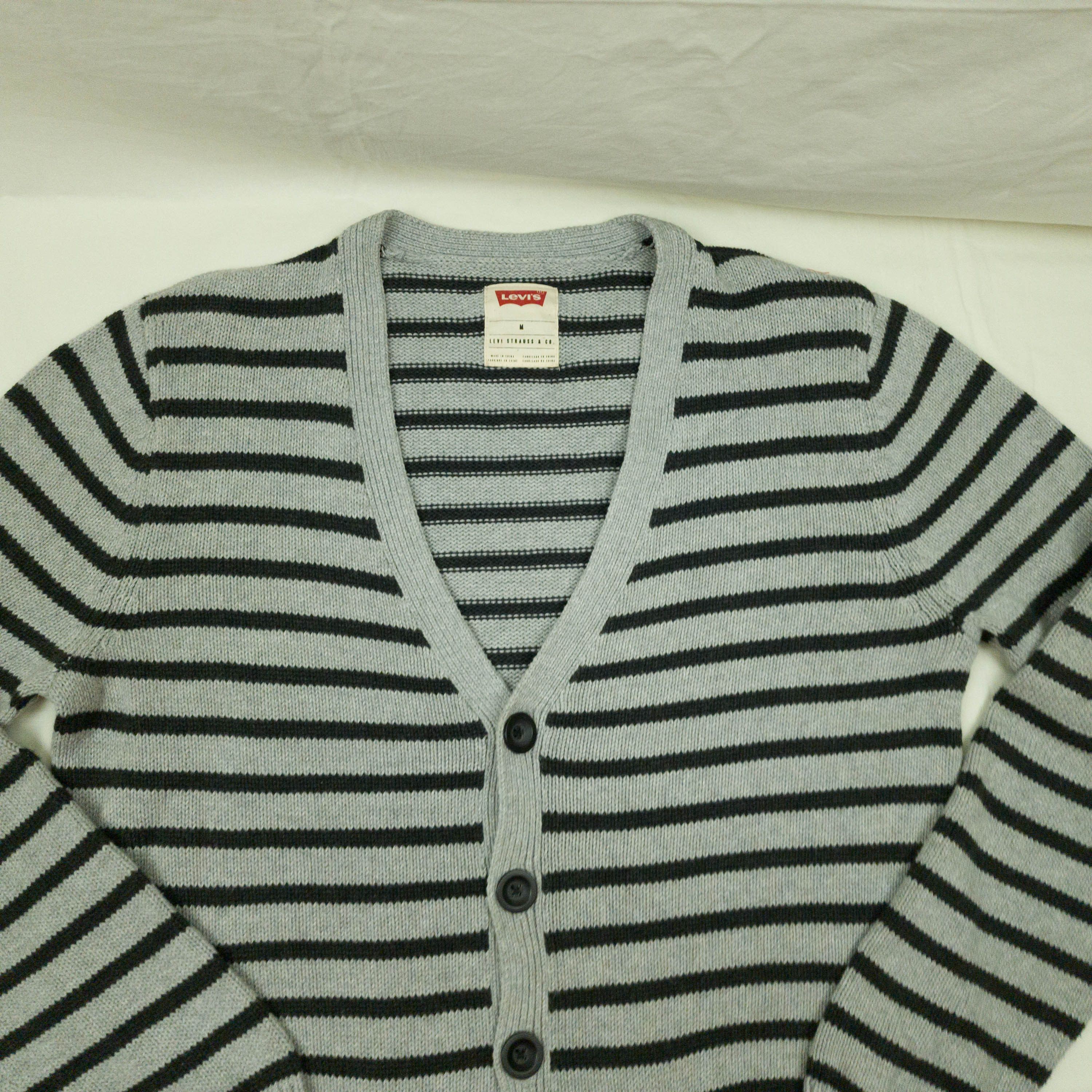 Levi's Levis mens cardigan jumper cotton size M gc Size US M / EU 48-50 / 2 - 4 Thumbnail