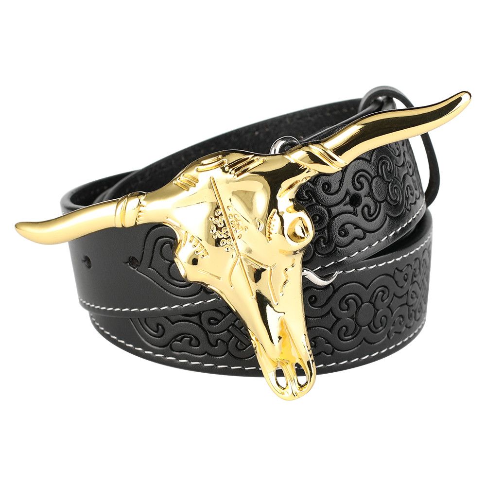 Designer Punk Vintage Belt Riveted Belts Menswear Accessories Size ONE SIZE - 4 Thumbnail