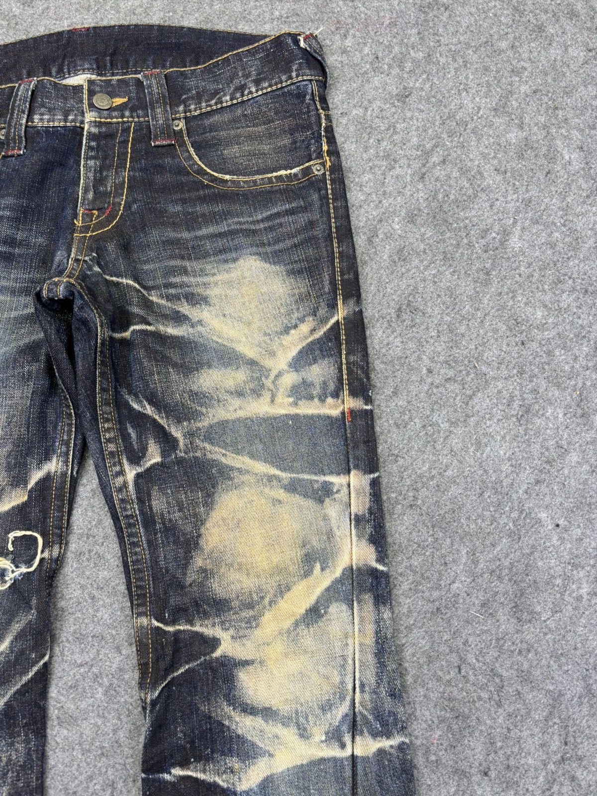 Tornado Mart 💥Archval SuperFlare💥Tornado Mart Artisanal Fade Denim F912 Size US 34 / EU 50 - 4 Thumbnail