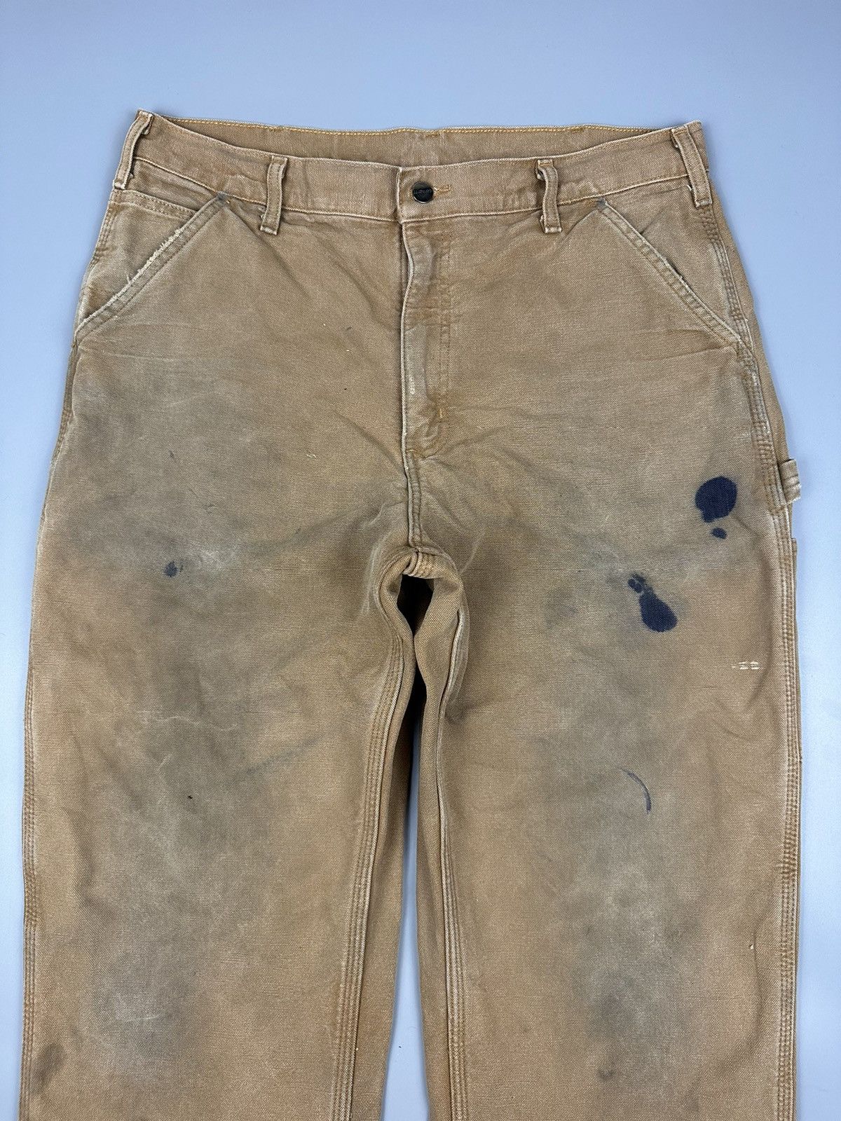 Carhartt × Carhartt Wip × Vintage Distressed Vintage Carhartt Carpenter Pants Size US 36 / EU 52 - 5 Thumbnail