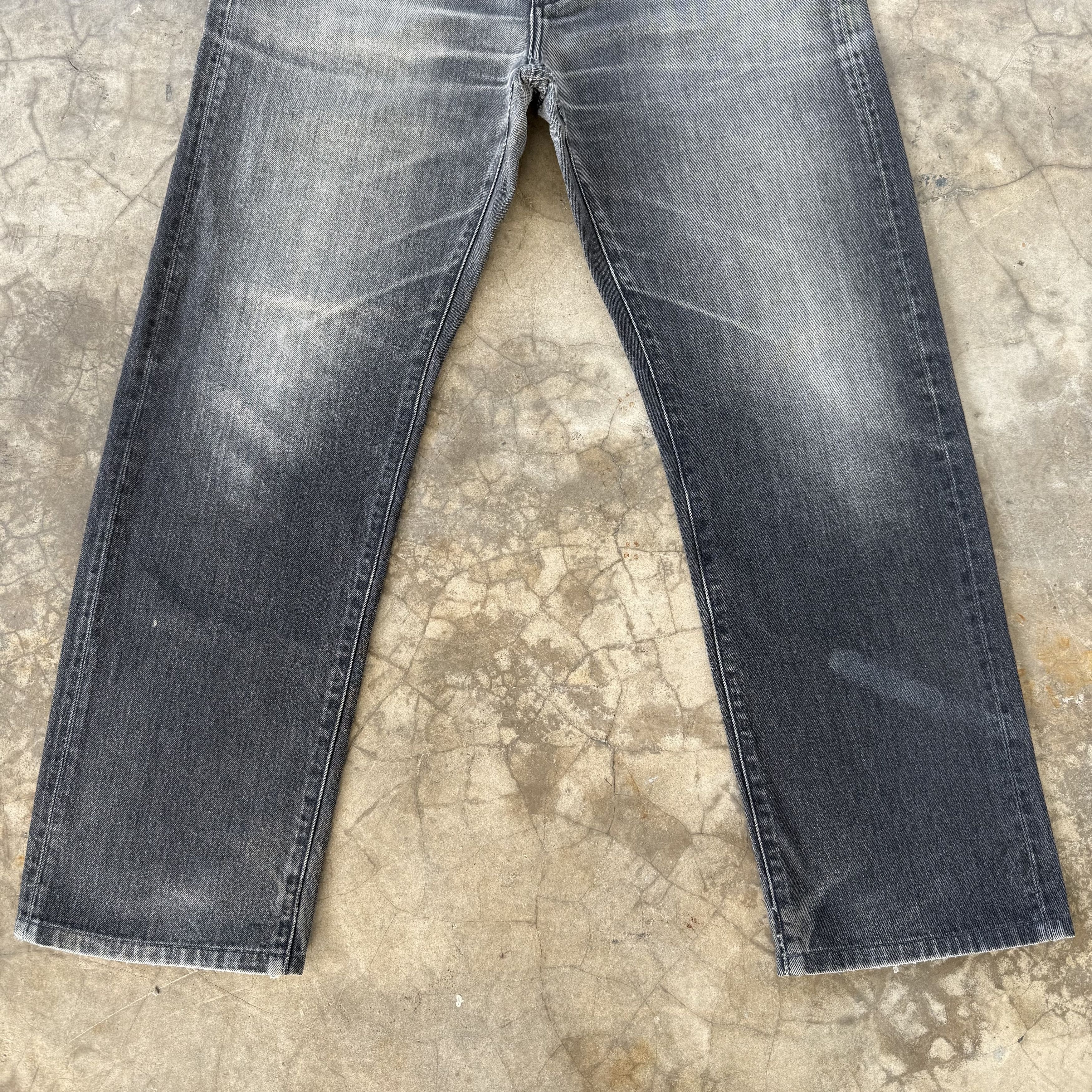Japanese Brand W36x29 Vintage Japanese Black Denim Jean Pants Size US 36 / EU 52 - 2 Thumbnail