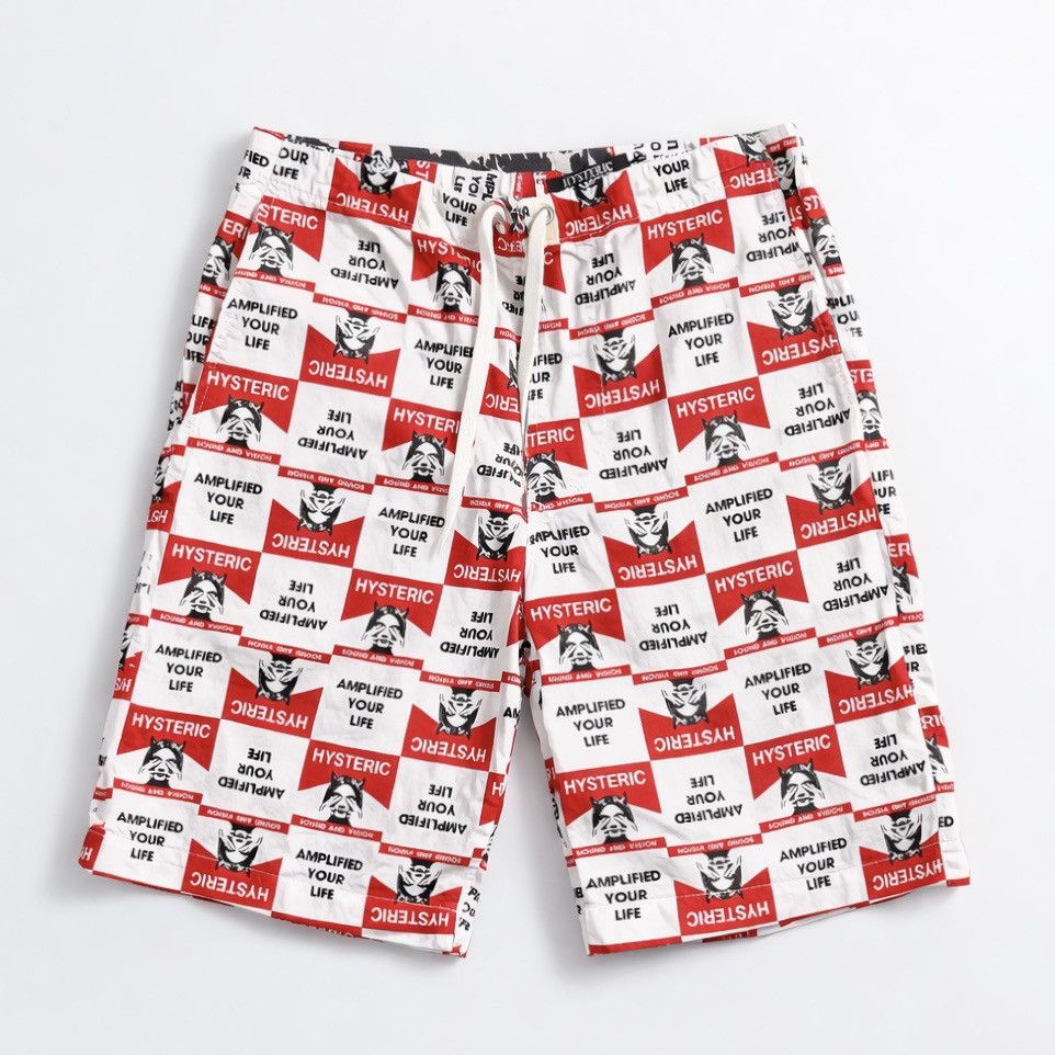 Hysteric Glamour Hysteric Glamour AOP Logo Shorts Size M Made in Japan Size US 32 / EU 48 - 1 Thumbnail