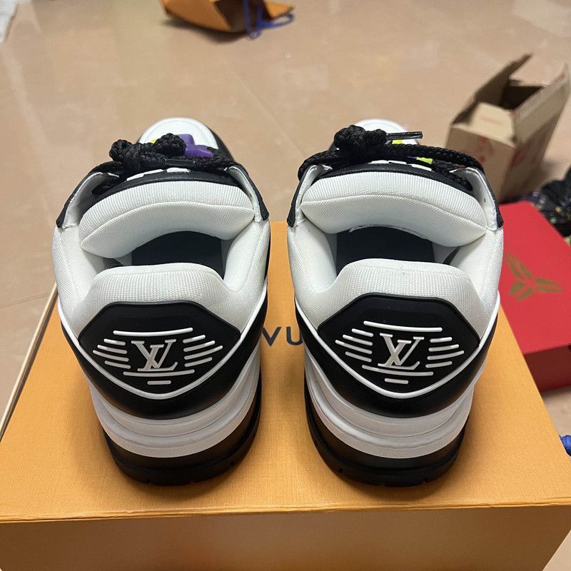 Louis Vuitton Louis Vuitton Trainer Maxi Low-Top Sneakers -2508 Size US 11 / EU 44 - 3 Thumbnail