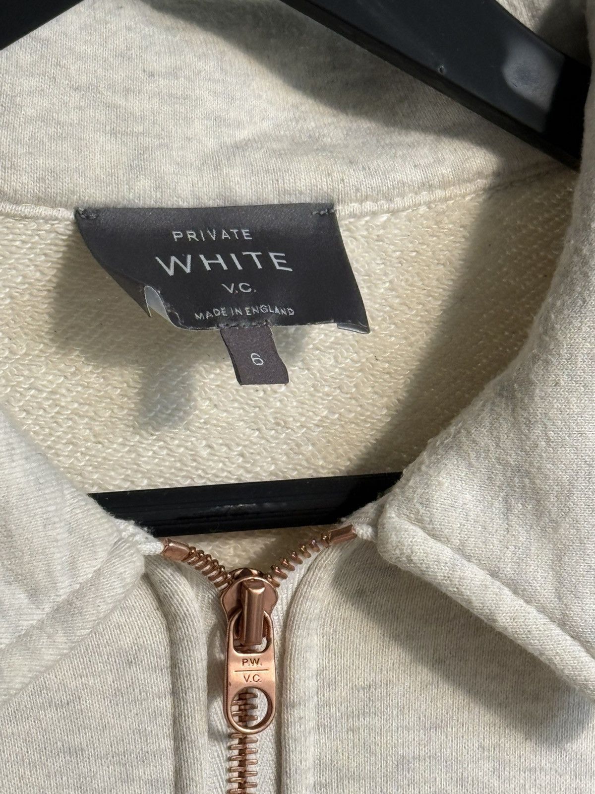 Private White V.C. Private White V.C. Half Zip Sweatshirt — (Size 6) Size US XL / EU 56 / 4 - 5 Thumbnail