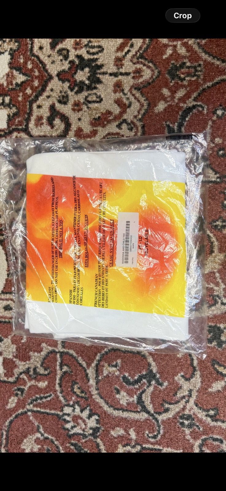 Supreme VINTAGE SUPREME FW17 Madonna and Child SERRANO TSHIRT TEE Size US L / EU 52-54 / 3 - 5 Thumbnail