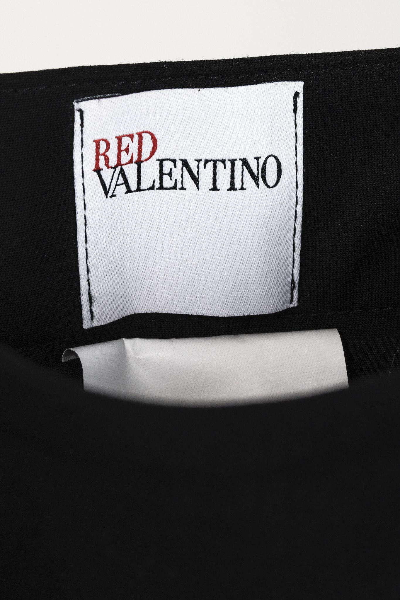 RED Valentino Red Valentino Knee-Length Black Ruffle Trim Skirt Size 25" / US 0 / IT 36 - 4 Thumbnail