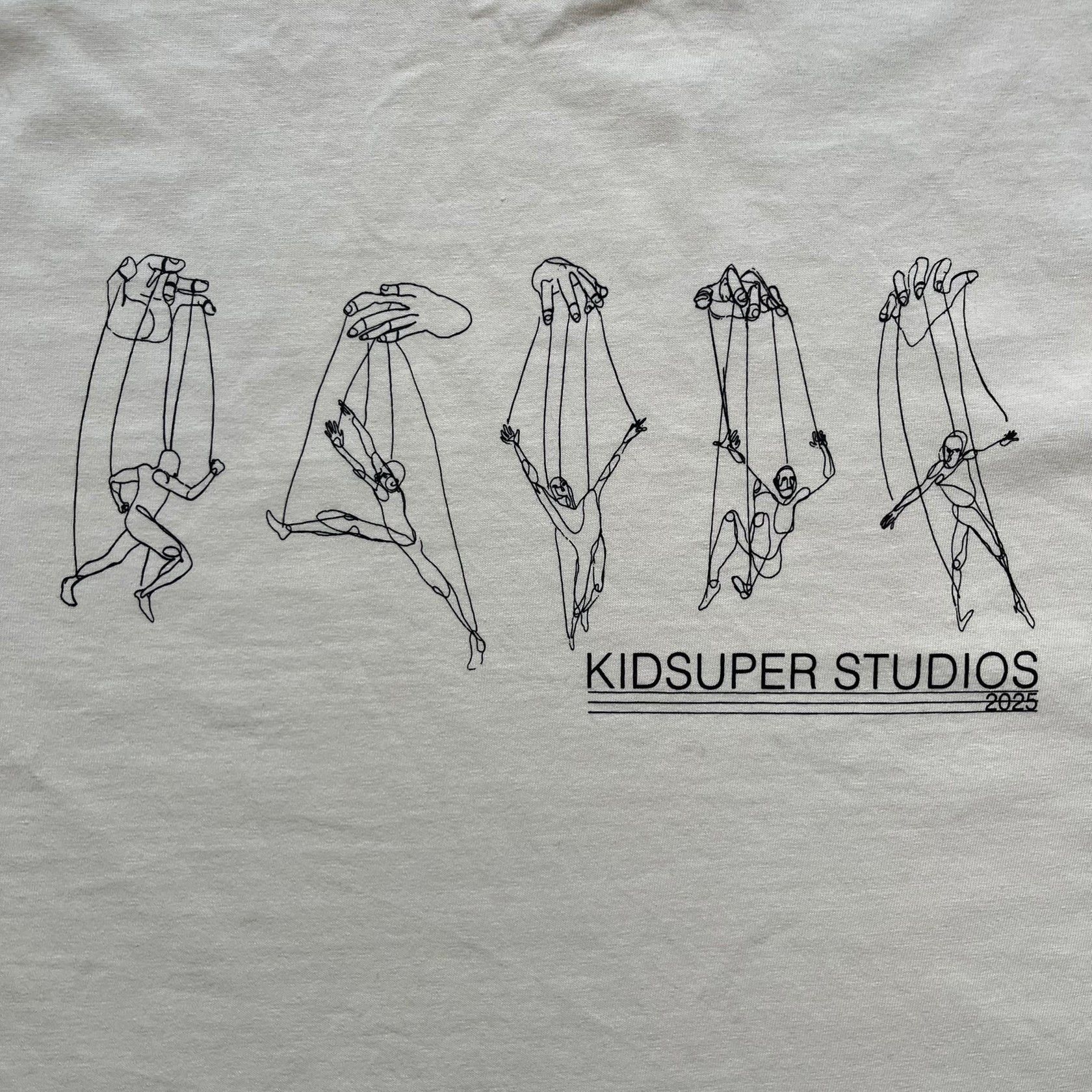 KidSuper KidSuper Studios SS25 "String Puppets'" Cream Tee Size US XXL / EU 58 / 5 - 2 Thumbnail