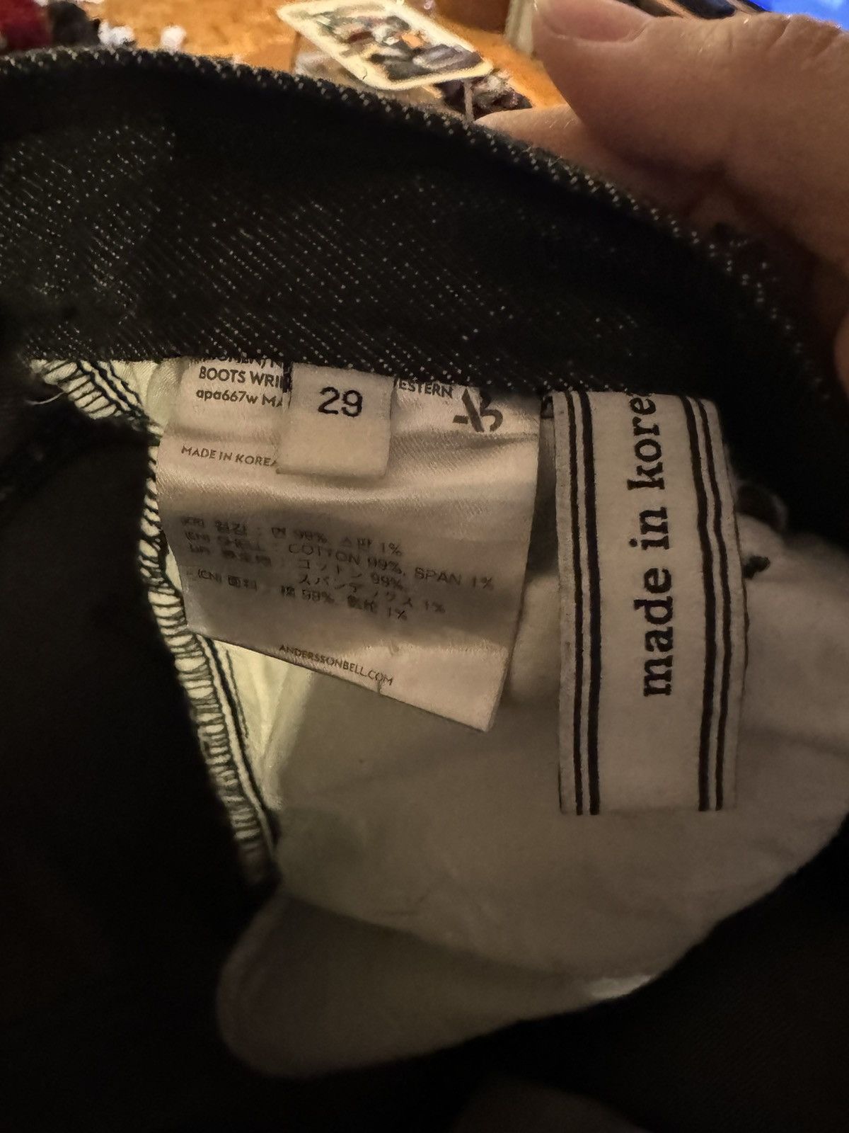 Andersson Bell Andersson Bell Martina Western Jeans - Matt Black Size US 29 - 5 Thumbnail