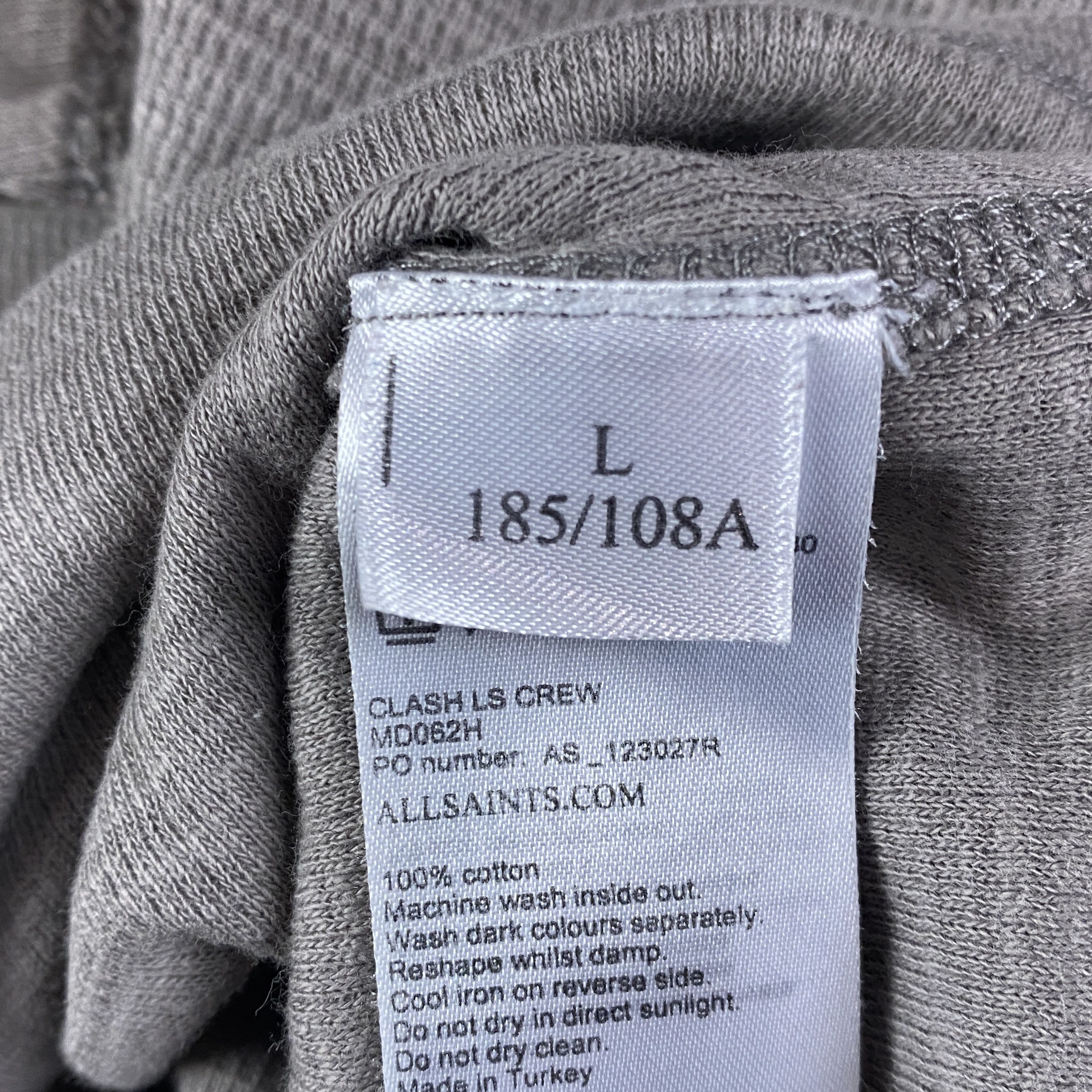 Allsaints Men’s Sweatshirt Long Sleeve Allsaints Size L Size US L / EU 52-54 / 3 - 5 Thumbnail
