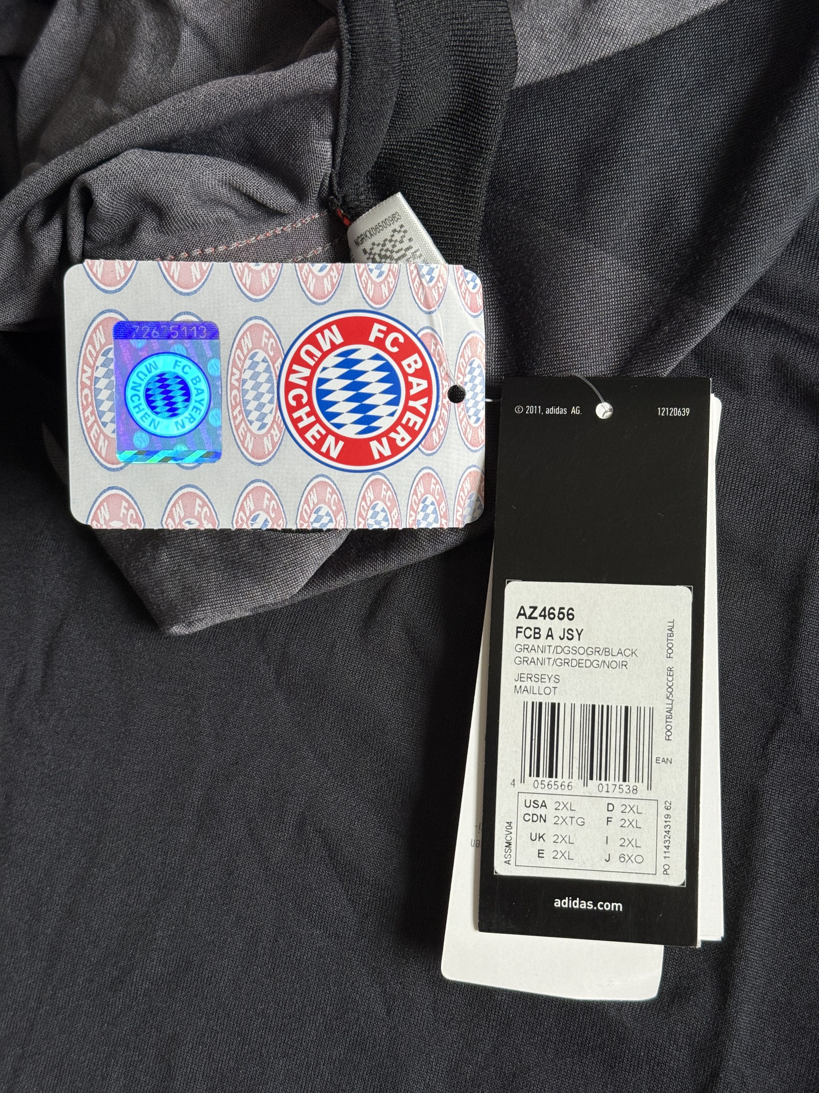Adidas Bayern Munich 2016-17 adidas Shirt Jersey Football 2XL Size US XXL / EU 58 / 5 - 7 Thumbnail
