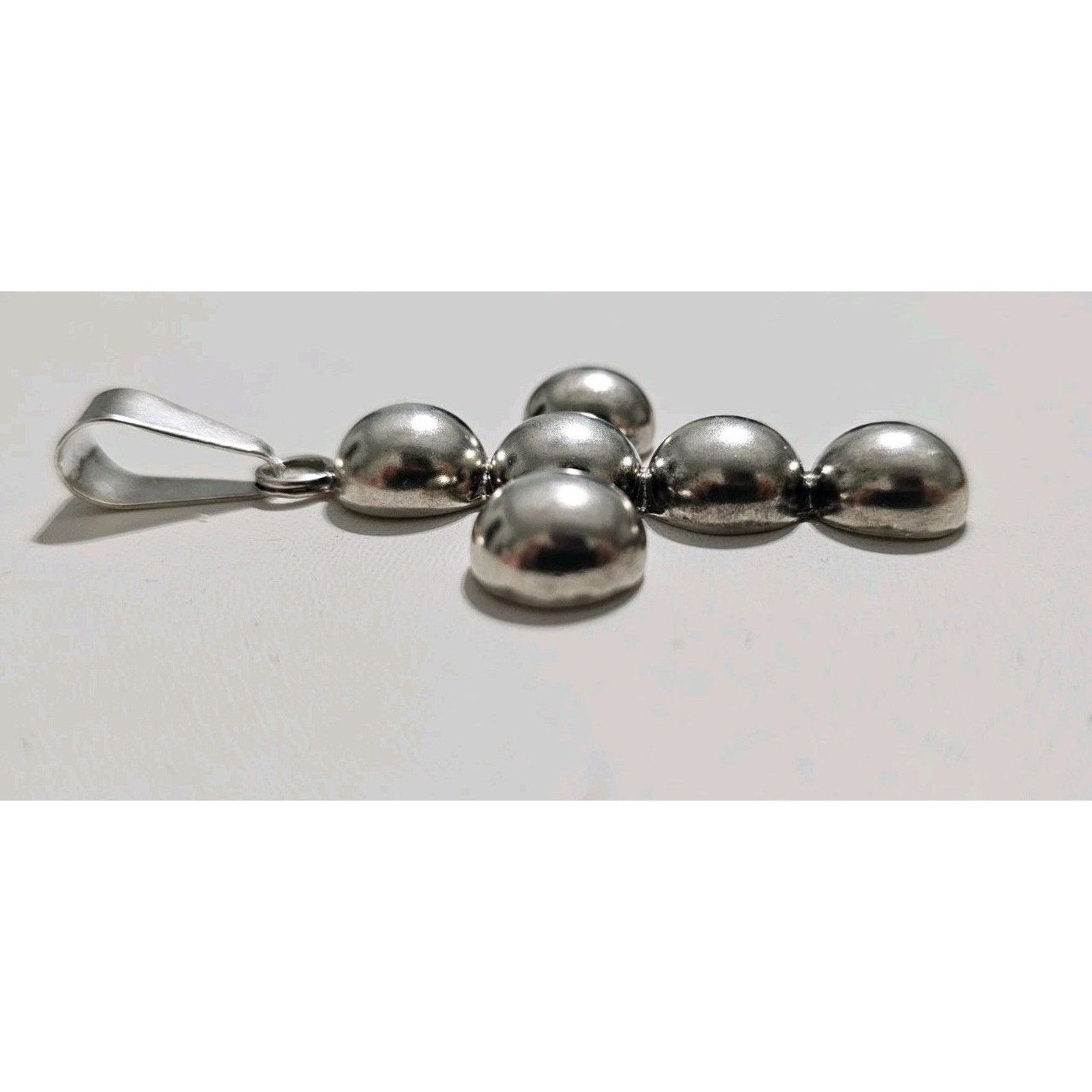 Other Chunky Sterling Silver Cross 925 Silver Cross Statement Size ONE SIZE - 7 Thumbnail