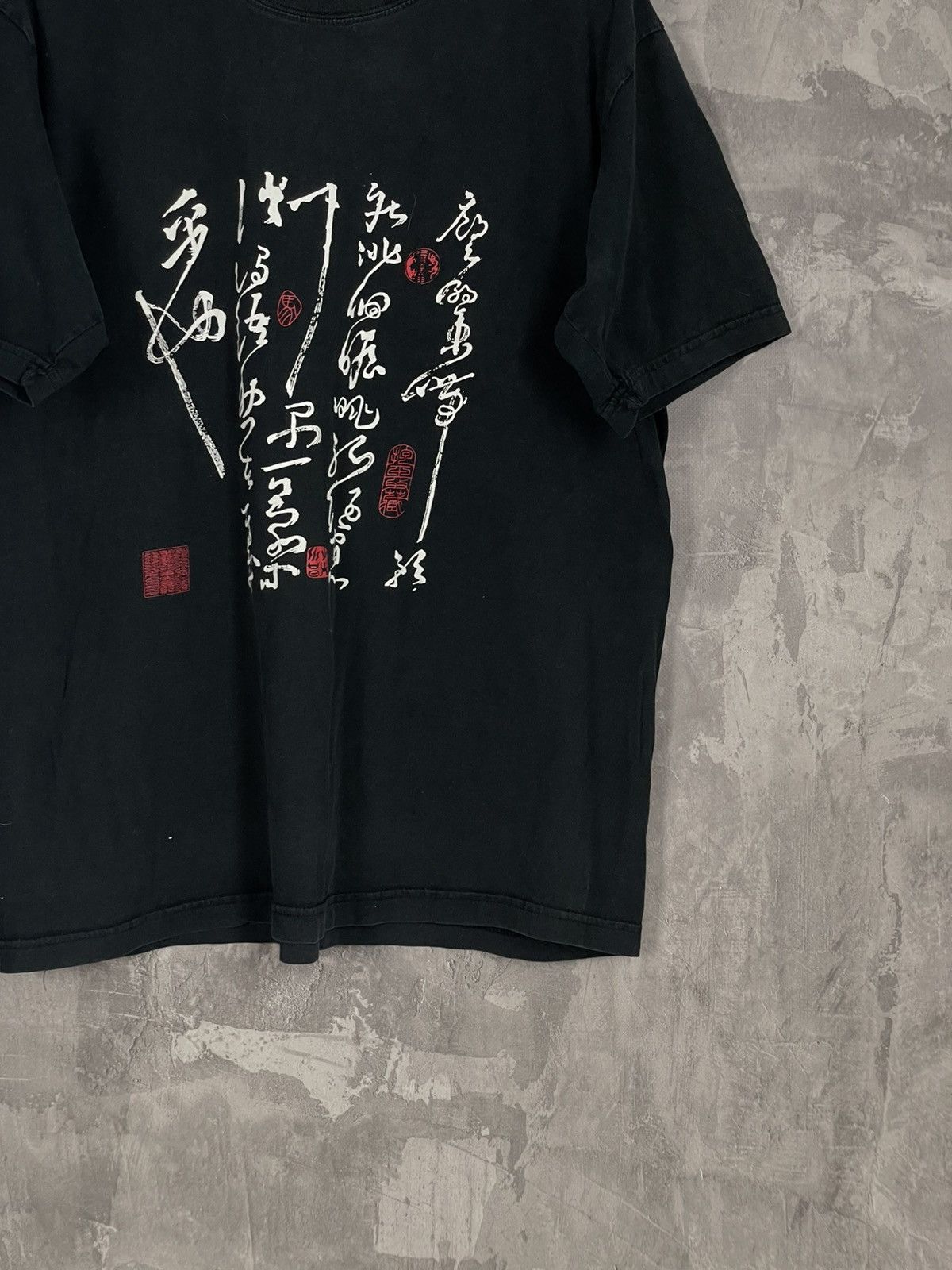 Japanese Brand × Vintage Vintage 00s Japanese Design Unique T shirt Size US XL / EU 56 / 4 - 6 Thumbnail