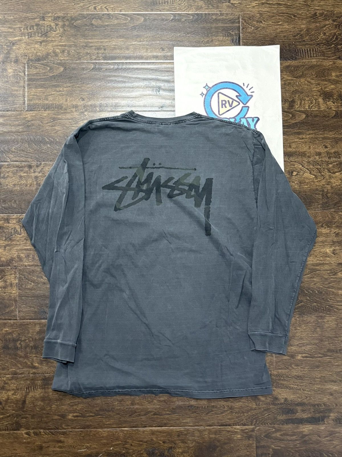 Stussy STUSSY CAMO SCRIPT LONGSLEEVE Size US XL / EU 56 / 4 - 1 Thumbnail