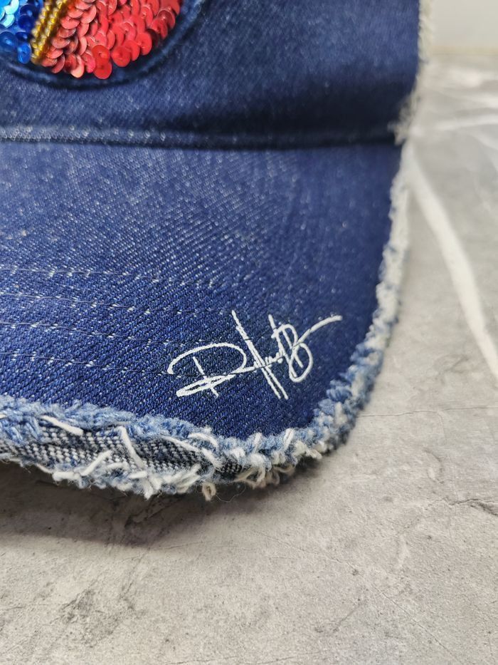 Rolland Berry Colur Vintage Yoshinori Kotake Denim Style Cap Hat Size ONE SIZE - 3 Thumbnail