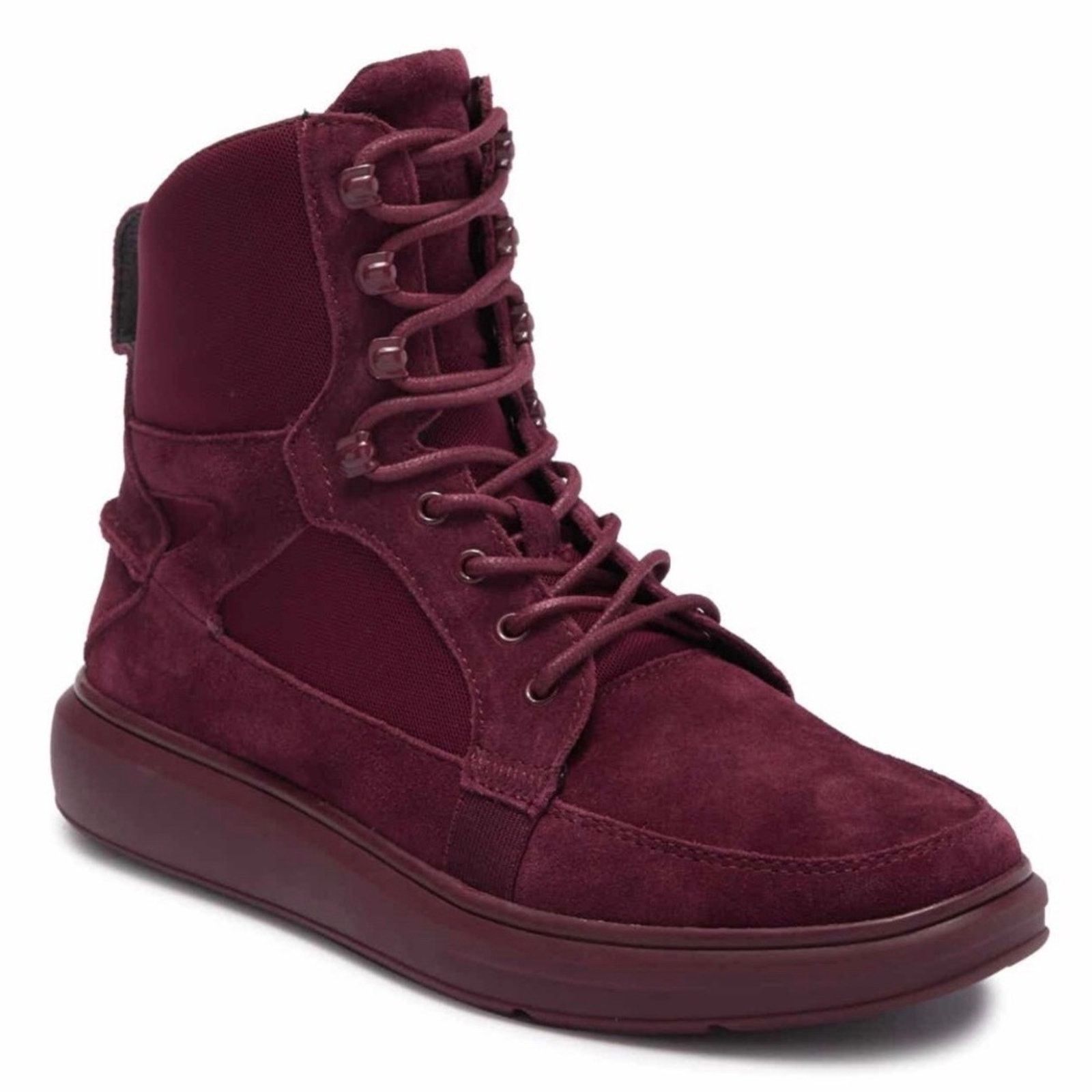 image of Creative Recreation Desimo Hi-Top Sneaker Maroon in Red, Women's (Size 9)