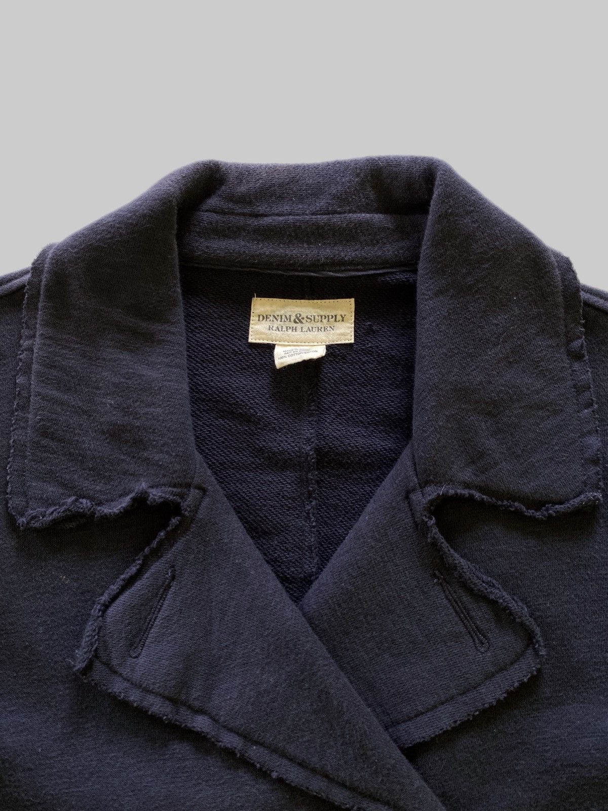 Denim & Supply Ralph Lauren Double Breasted Cotton Jacket Embroidered Sleeves Size US S / EU 44-46 / 1 - 4 Thumbnail
