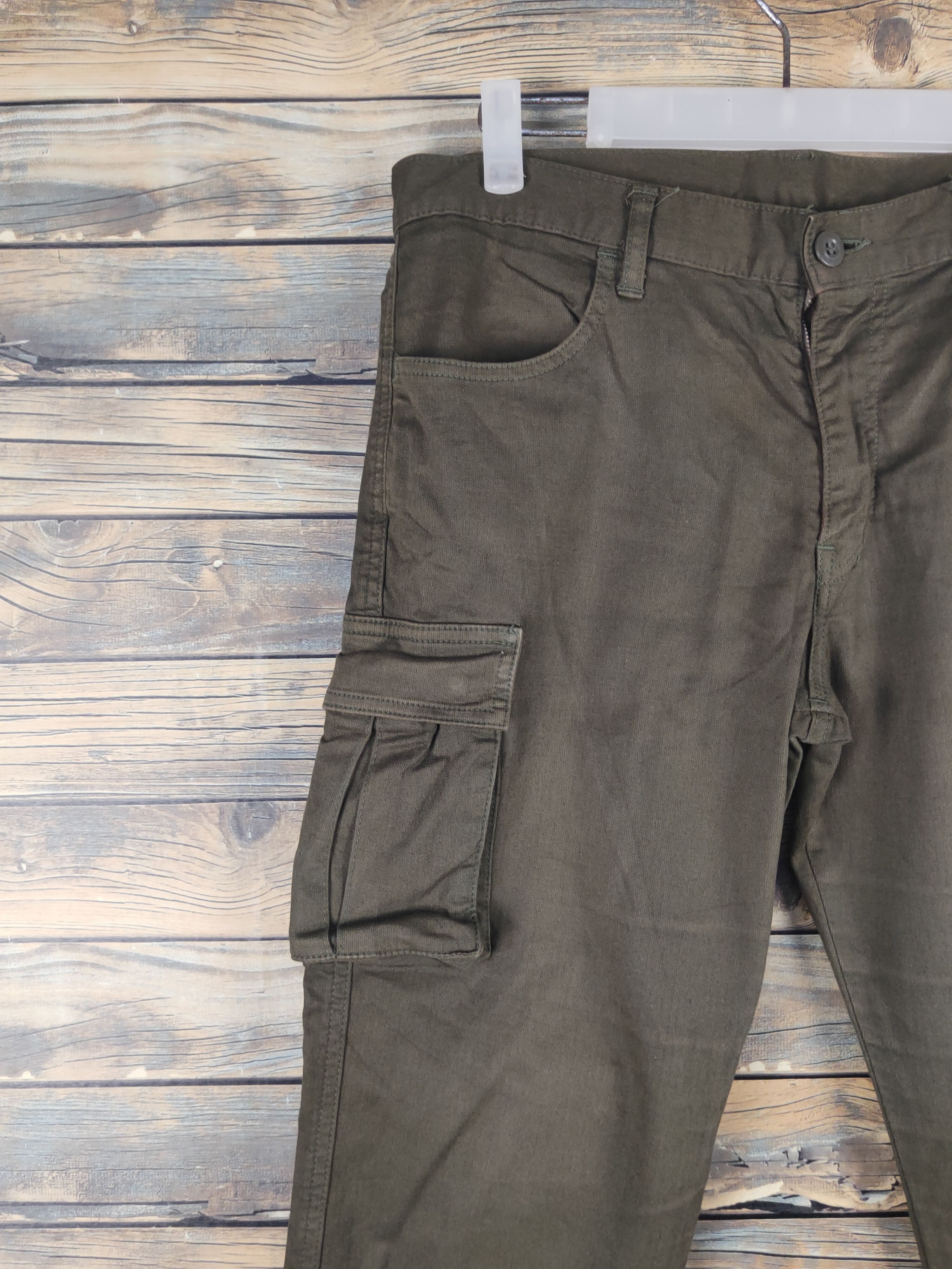 Japanese Brand DL Japanese Brand Brown Multipocket Cargo Pants #1524 Size US 33 - 3 Thumbnail