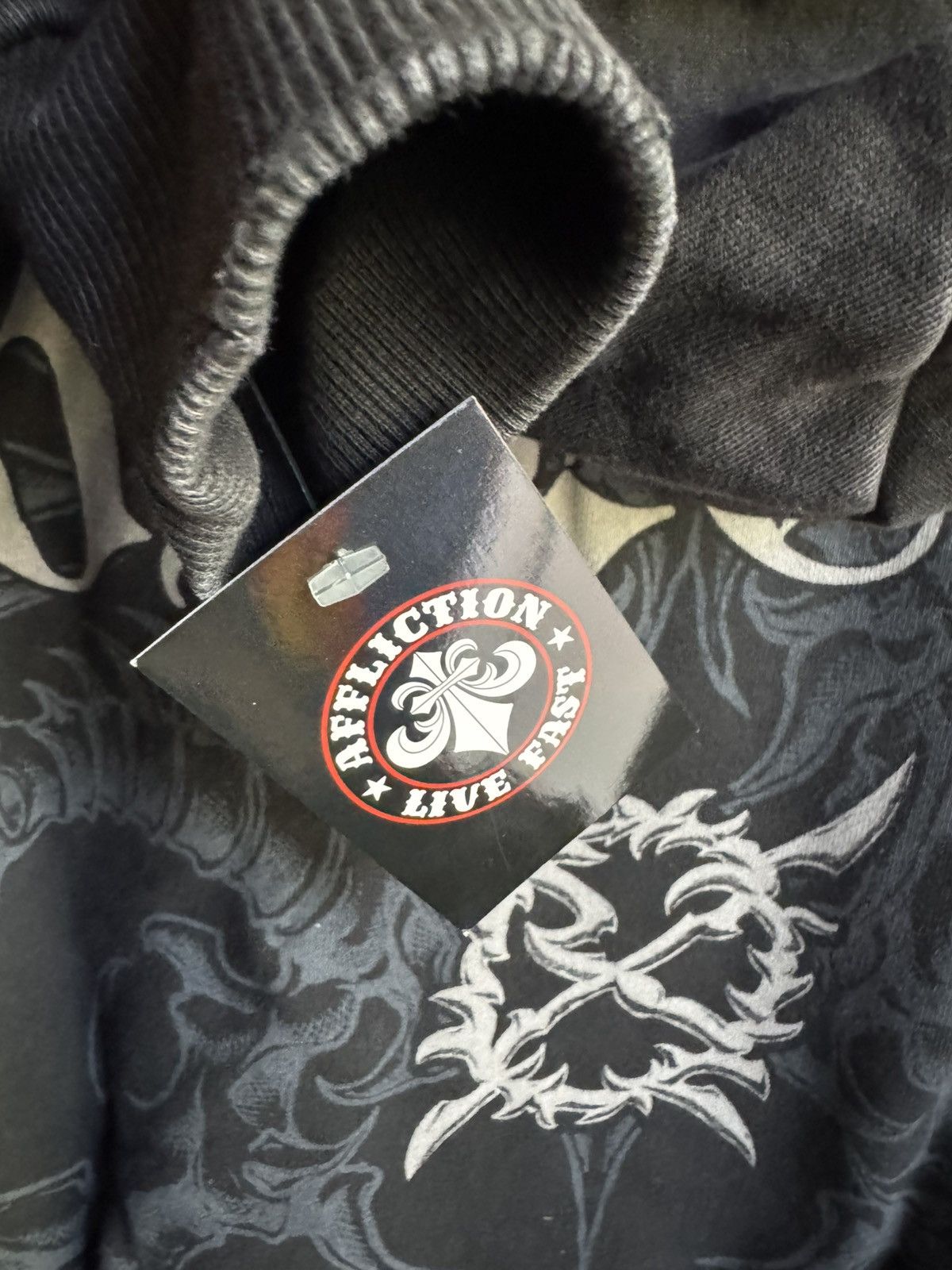 Ken Carson Ken Carson Affliction Gorecore Lament Zip Up Hoodie Size US XXL / EU 58 / 5 - 7 Thumbnail