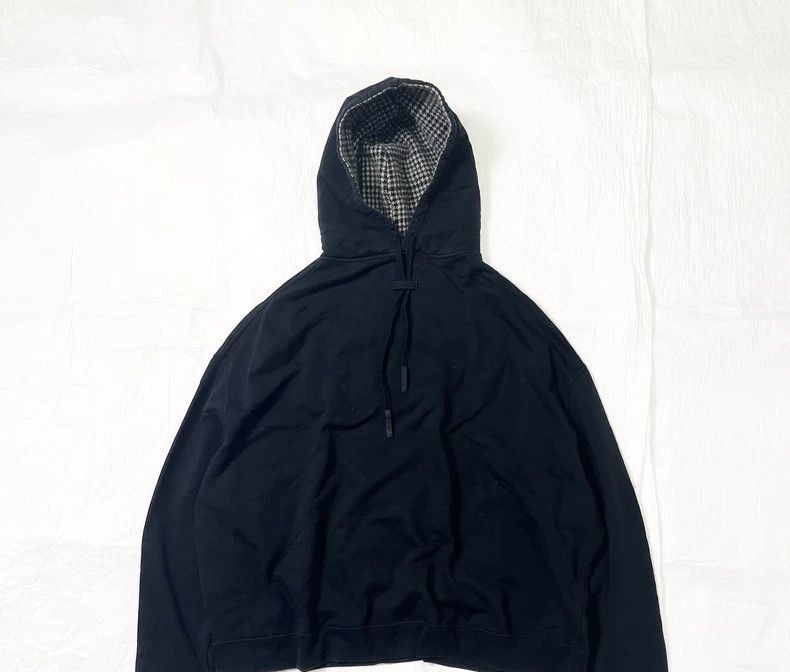 Raf Simons Raf Simons Raf Simons Hood sweater in houndstooth lattice- Size US L / EU 52-54 / 3 - 8 Thumbnail