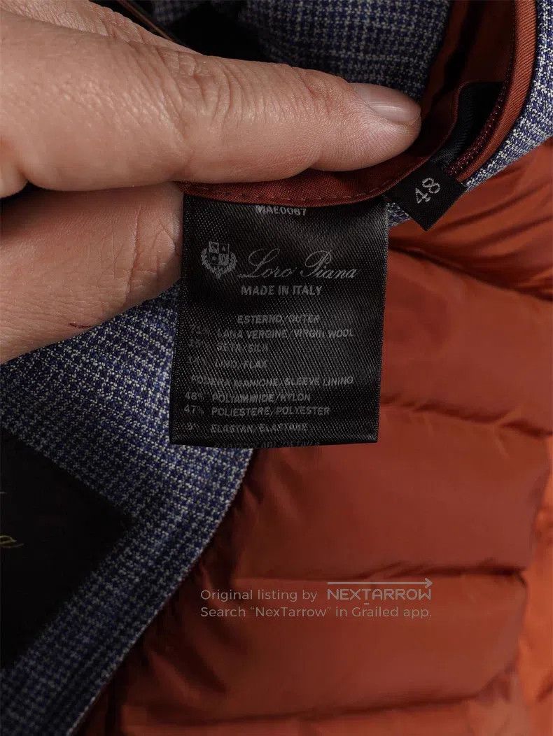 Loro Piana Loro Piana Detachable Down Lining Single Breasted Jacket w Size 48L - 9 Thumbnail