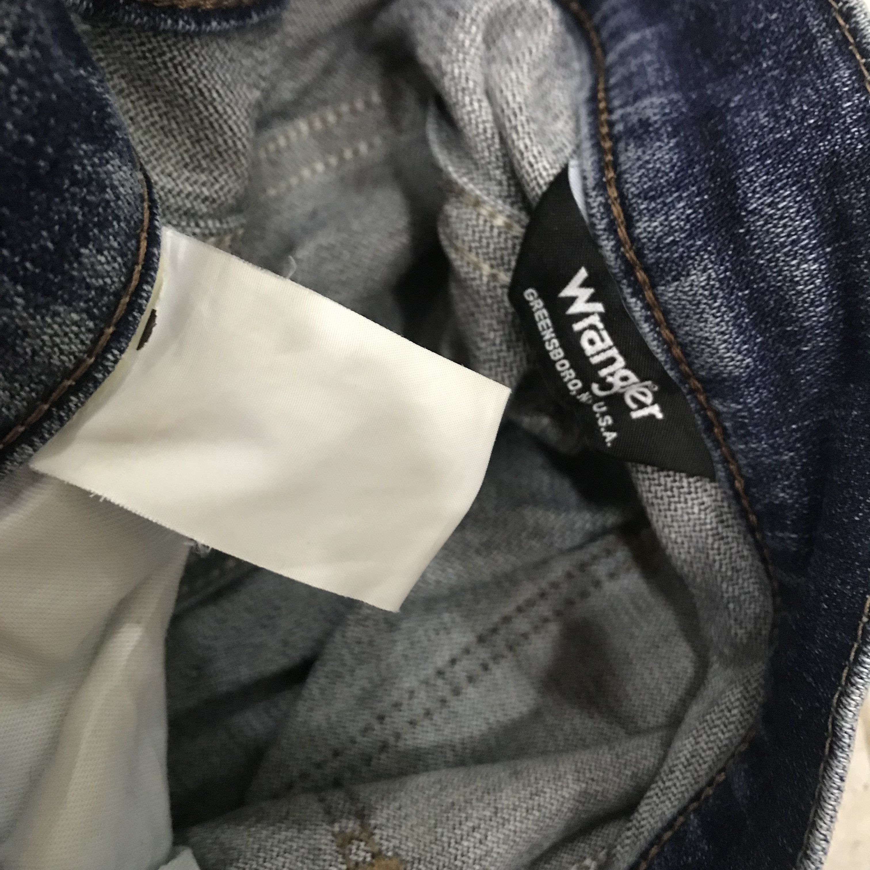 Wrangler Vintage Retro Wrangler Distressed Faded Blue Jeans Size US 30 / EU 46 - 12 Thumbnail