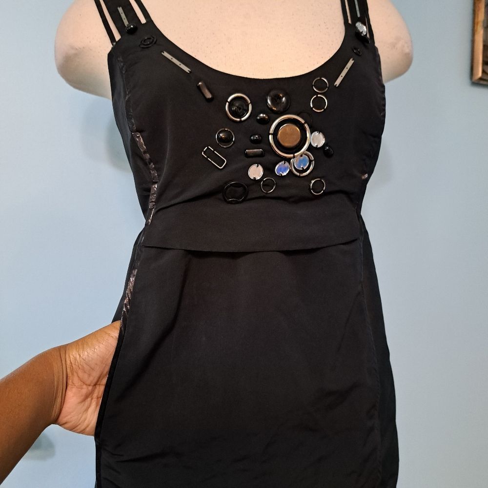 Other Mint Jodi Arnold Whimsygoth Gothic Embellished Silk Blend Dr Size M / US 6-8 / IT 42-44 - 10 Thumbnail