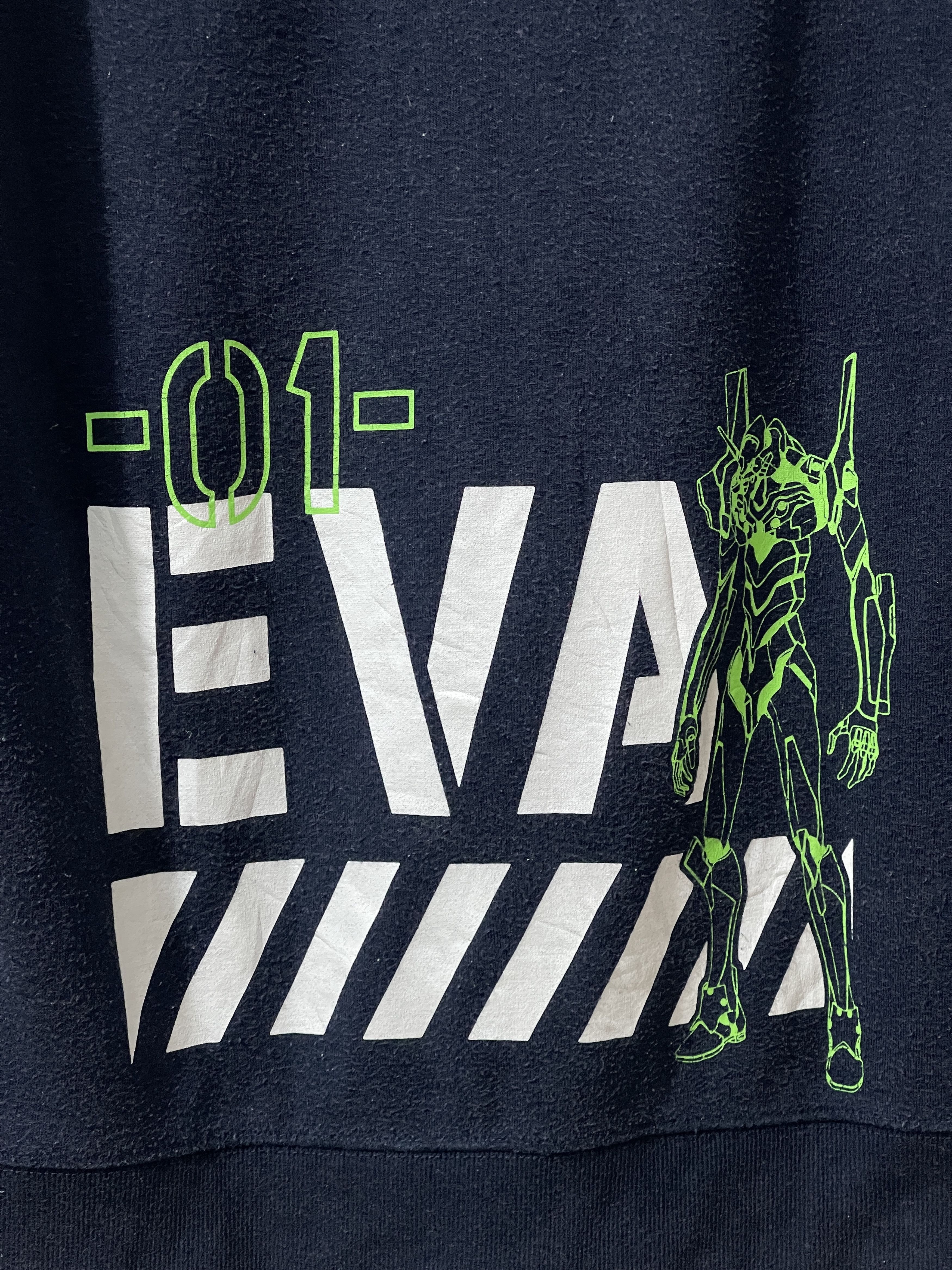 Anime Vintage 2000s Evangelion Japan Anime Archive Pullover Hoodie Size US XL / EU 56 / 4 - 7 Thumbnail