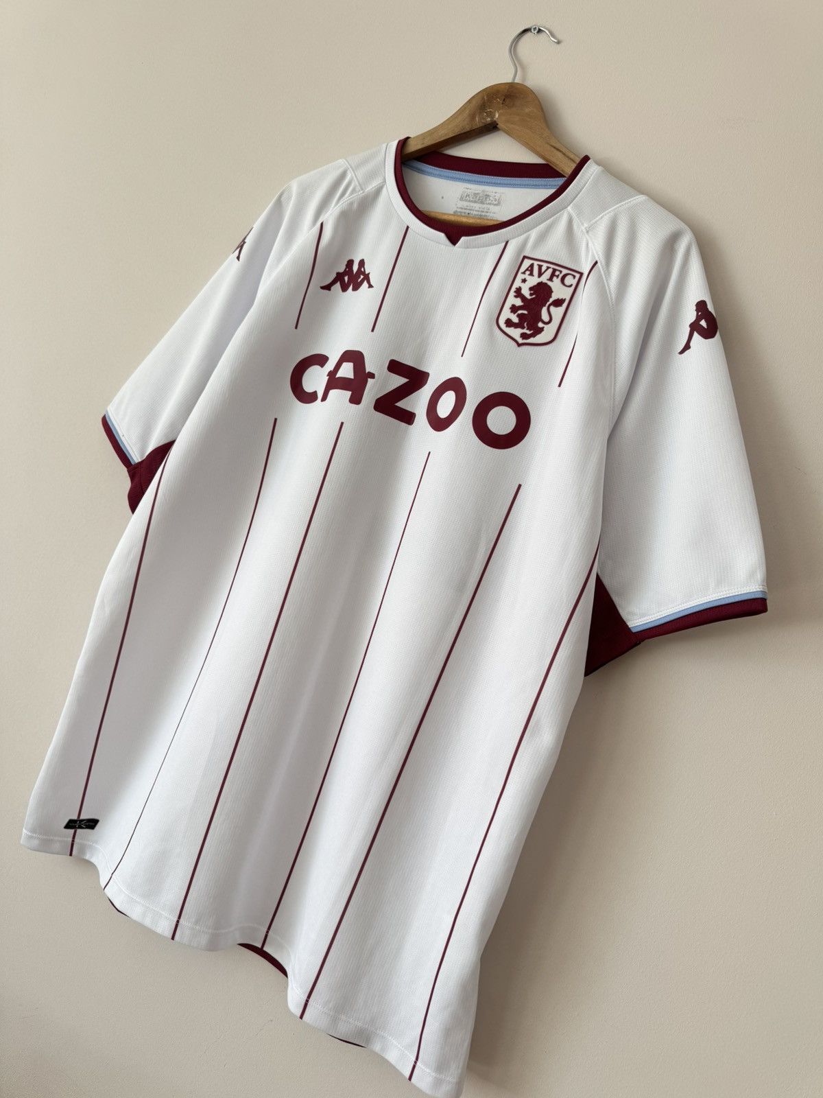 Kappa Ings #20 Aston Villa 2021-2022 Away Soccer Jersey Football Size US XXL / EU 58 / 5 - 5 Thumbnail